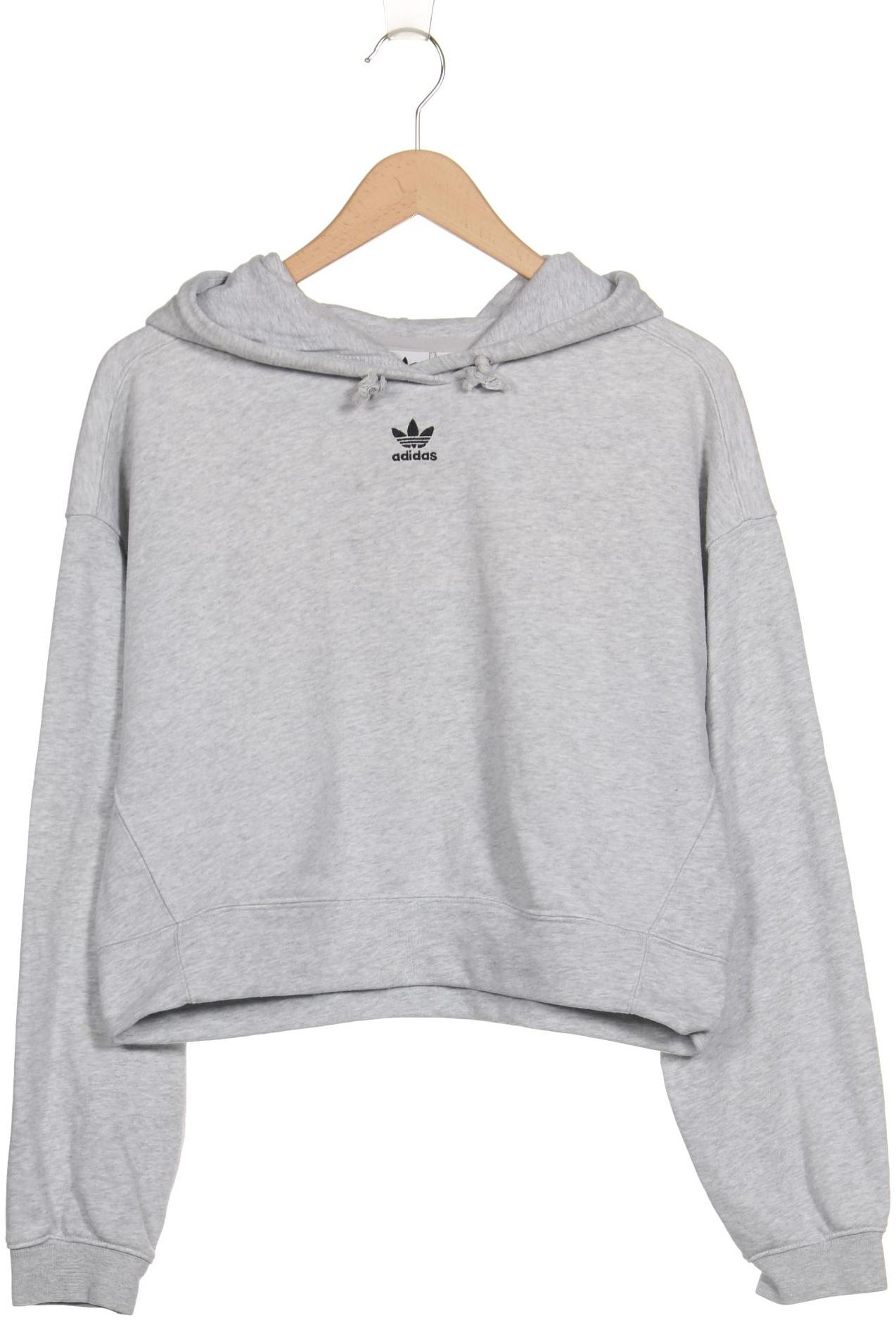 

adidas Originals Damen Kapuzenpullover, grau, Gr. 36