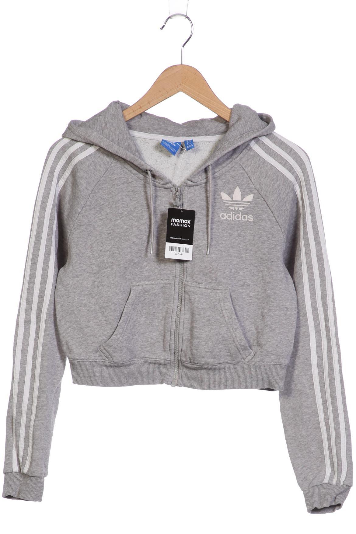 

adidas Originals Damen Kapuzenpullover, grau, Gr. 36