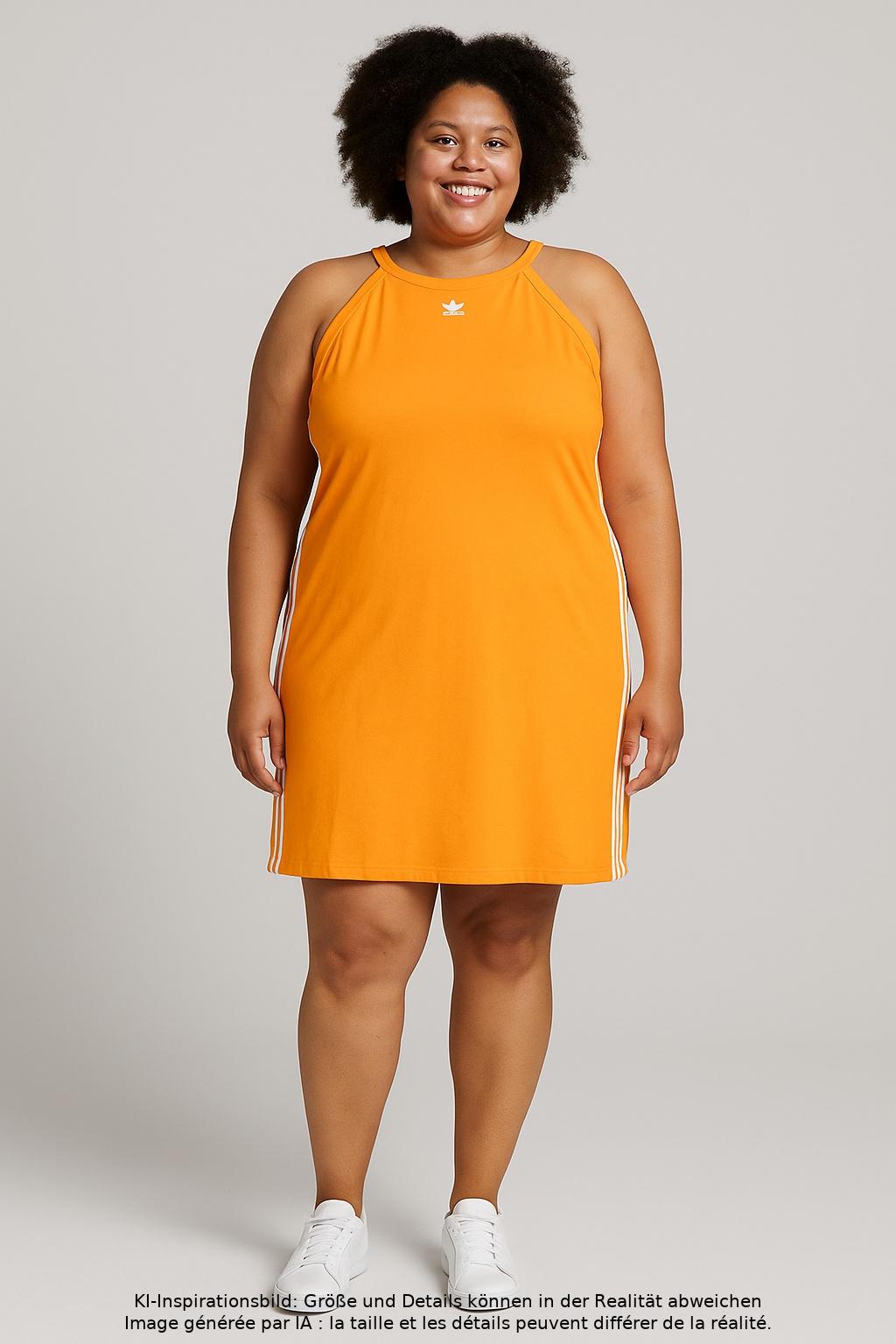 

adidas Originals Damen Kleid, orange, Gr. 52