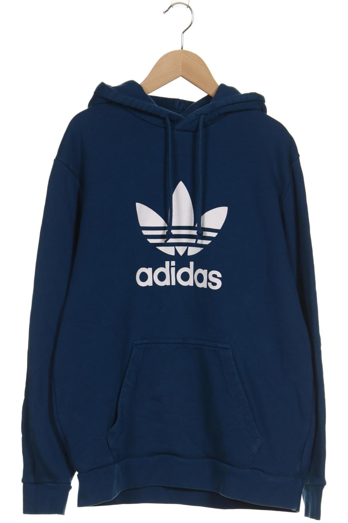 

adidas Originals Damen Kapuzenpullover, blau, Gr. 38