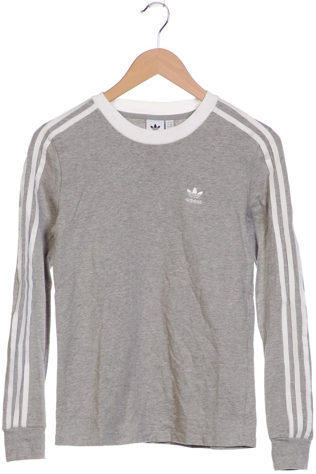 

adidas Originals Damen Langarmshirt, grau, Gr. 32