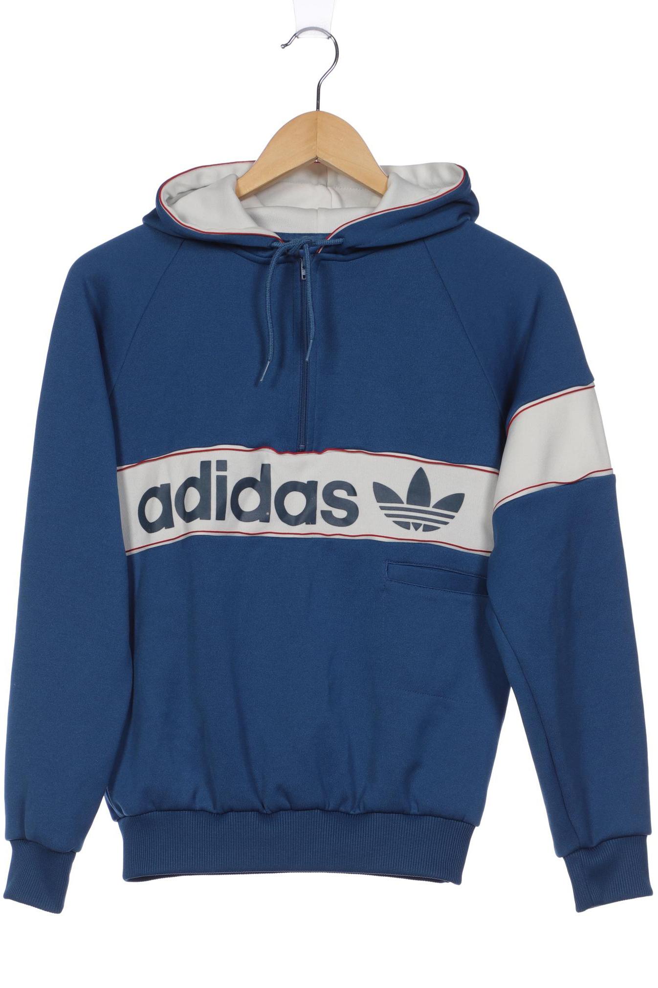 

adidas Originals Damen Kapuzenpullover, blau, Gr. 34