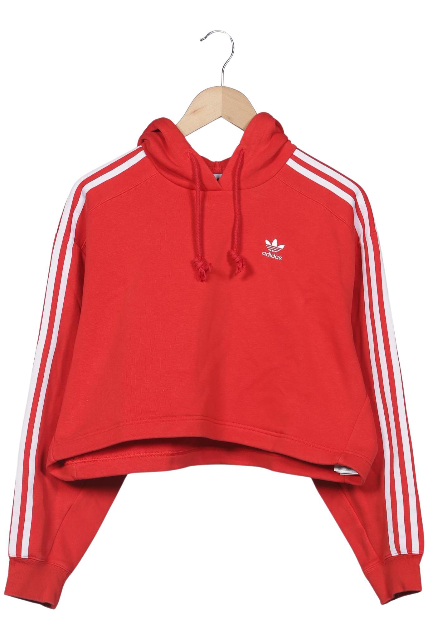 

adidas Originals Damen Kapuzenpullover, rot, Gr. 36