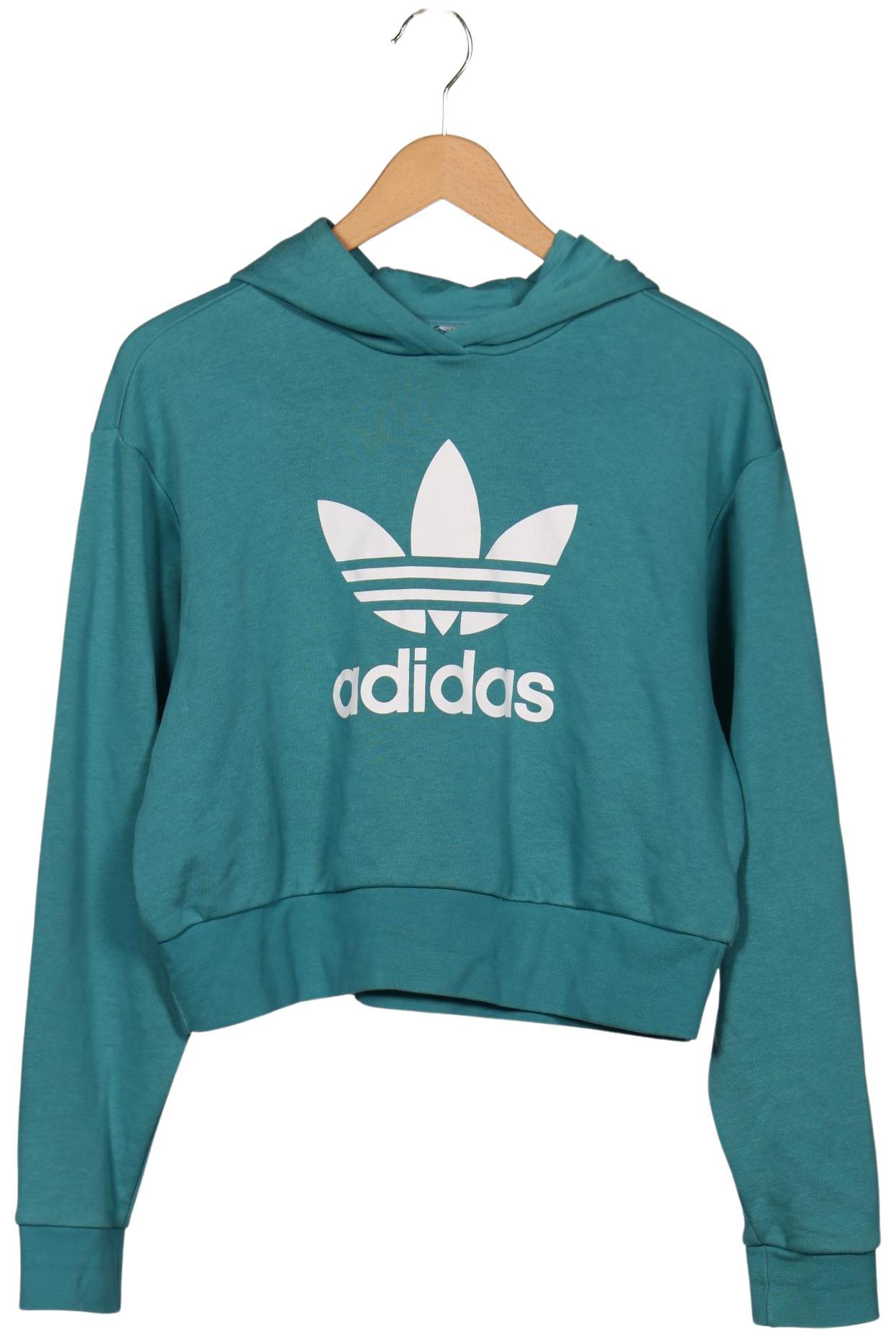 

adidas Originals Damen Kapuzenpullover, türkis, Gr. 42