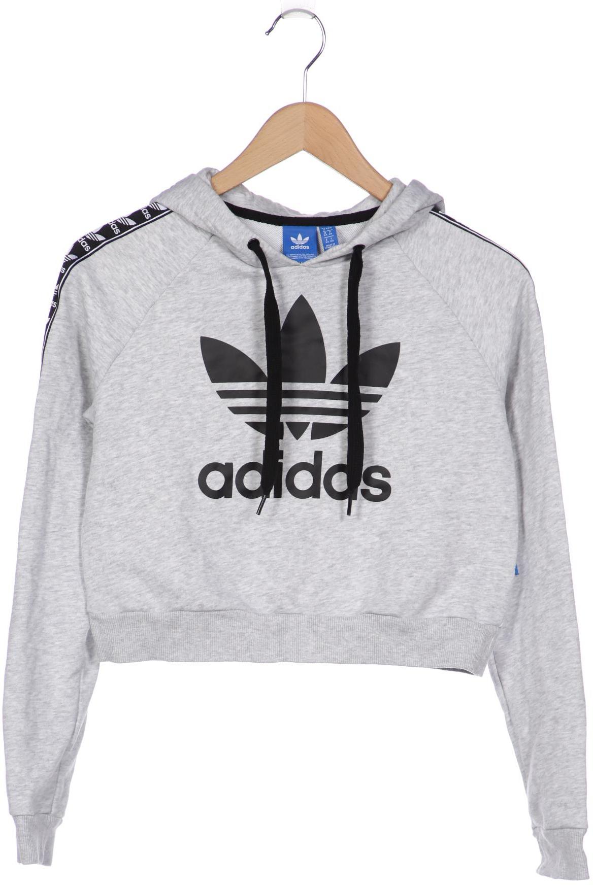 

adidas Originals Damen Kapuzenpullover, grau