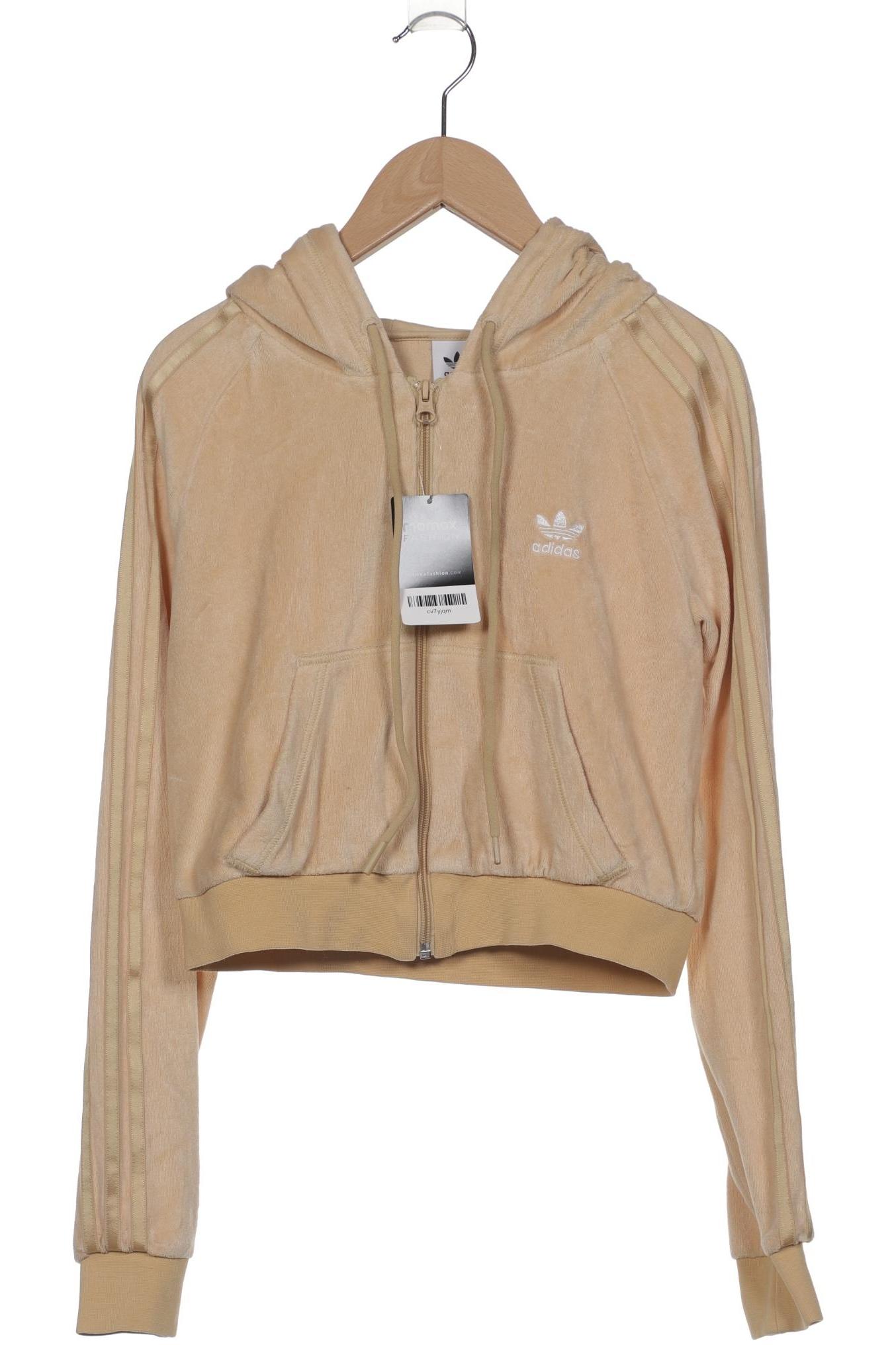 

adidas Originals Damen Kapuzenpullover, beige, Gr. 32