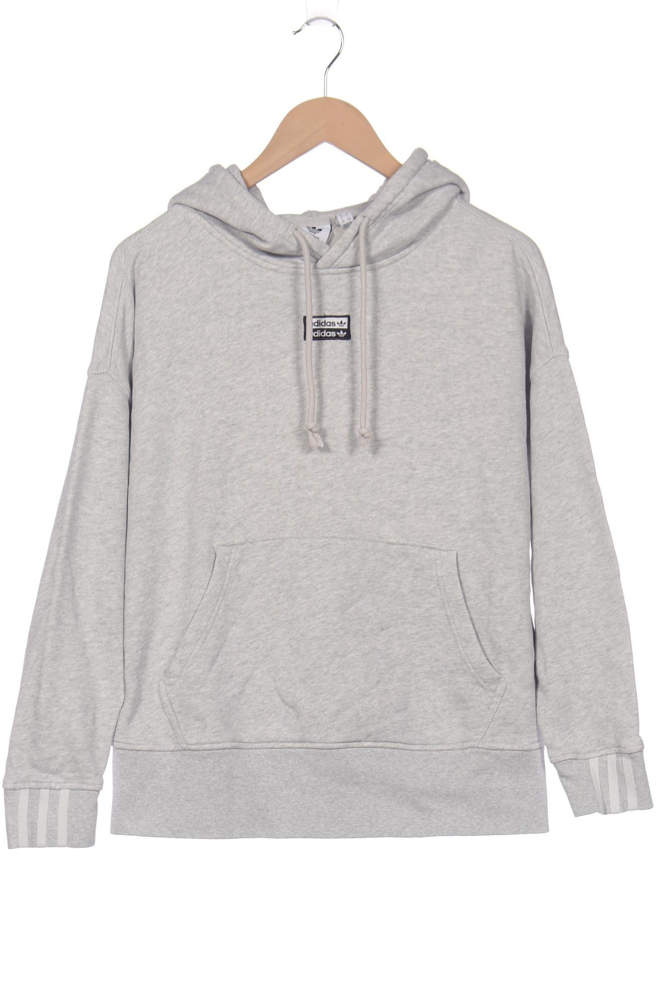 

adidas Originals Damen Kapuzenpullover, grau, Gr. 34