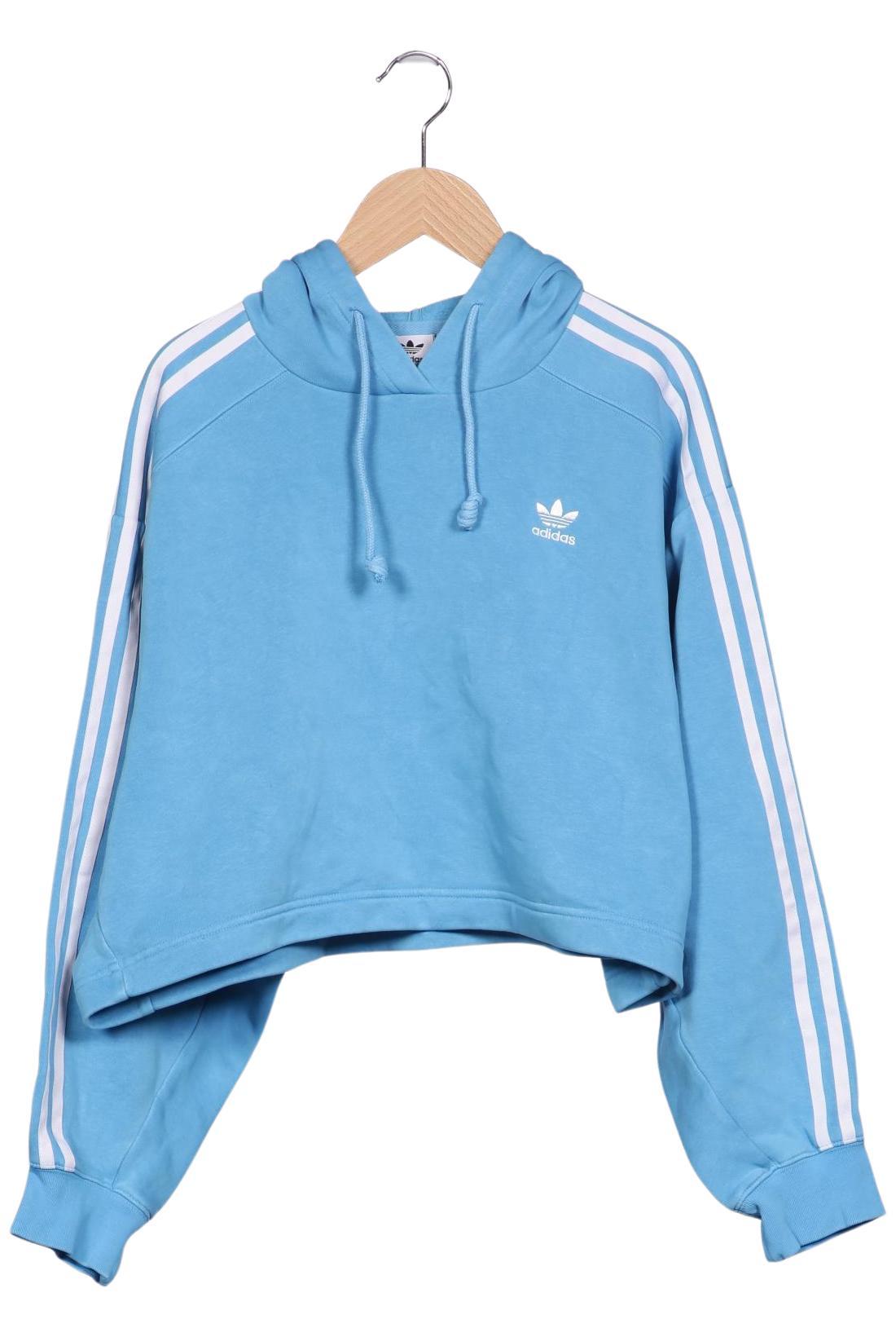 

adidas Originals Damen Kapuzenpullover, hellblau, Gr. 36