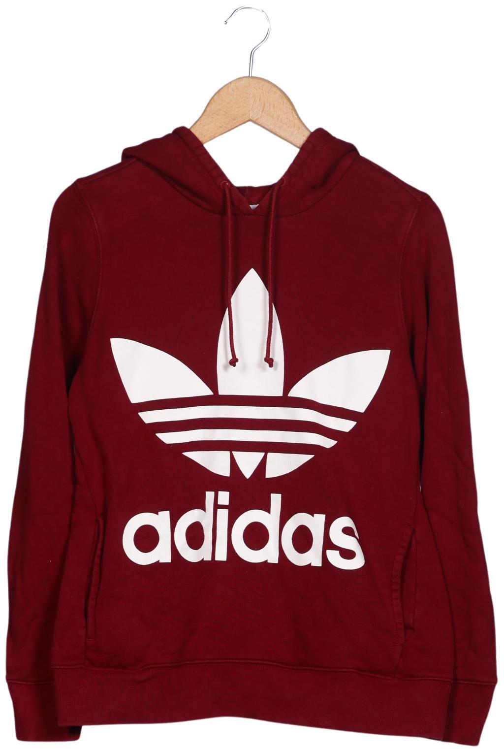 

adidas Originals Damen Kapuzenpullover, rot, Gr. 34