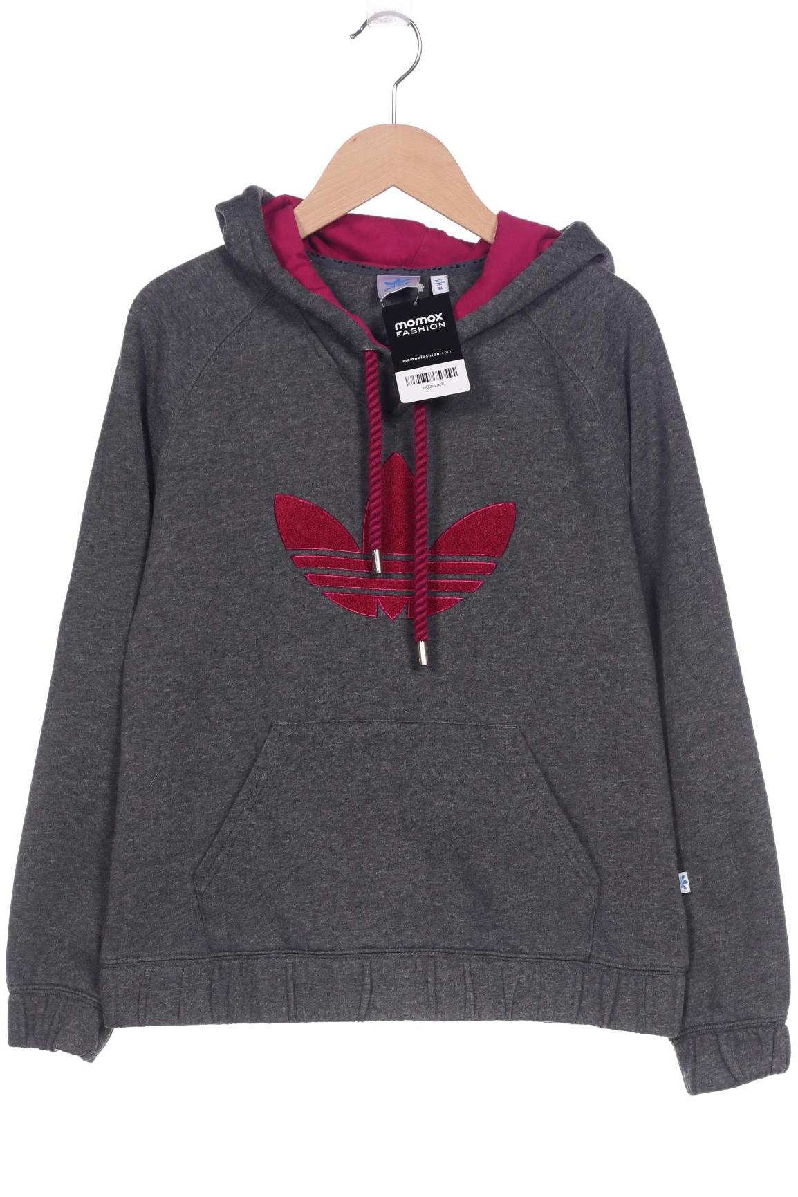 

adidas Originals Damen Kapuzenpullover, grau, Gr. 36