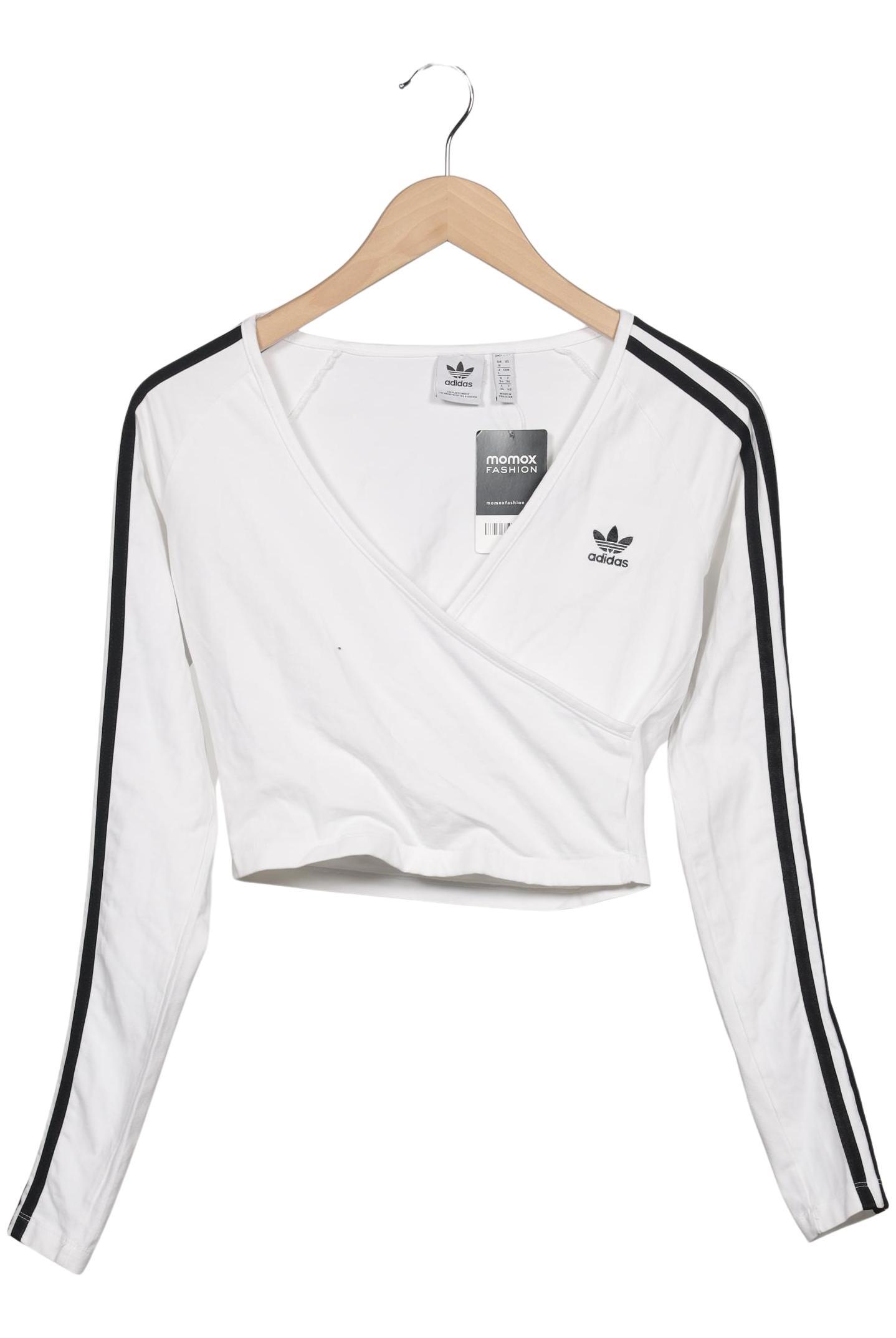 

adidas Originals Damen Langarmshirt, weiß, Gr. 34