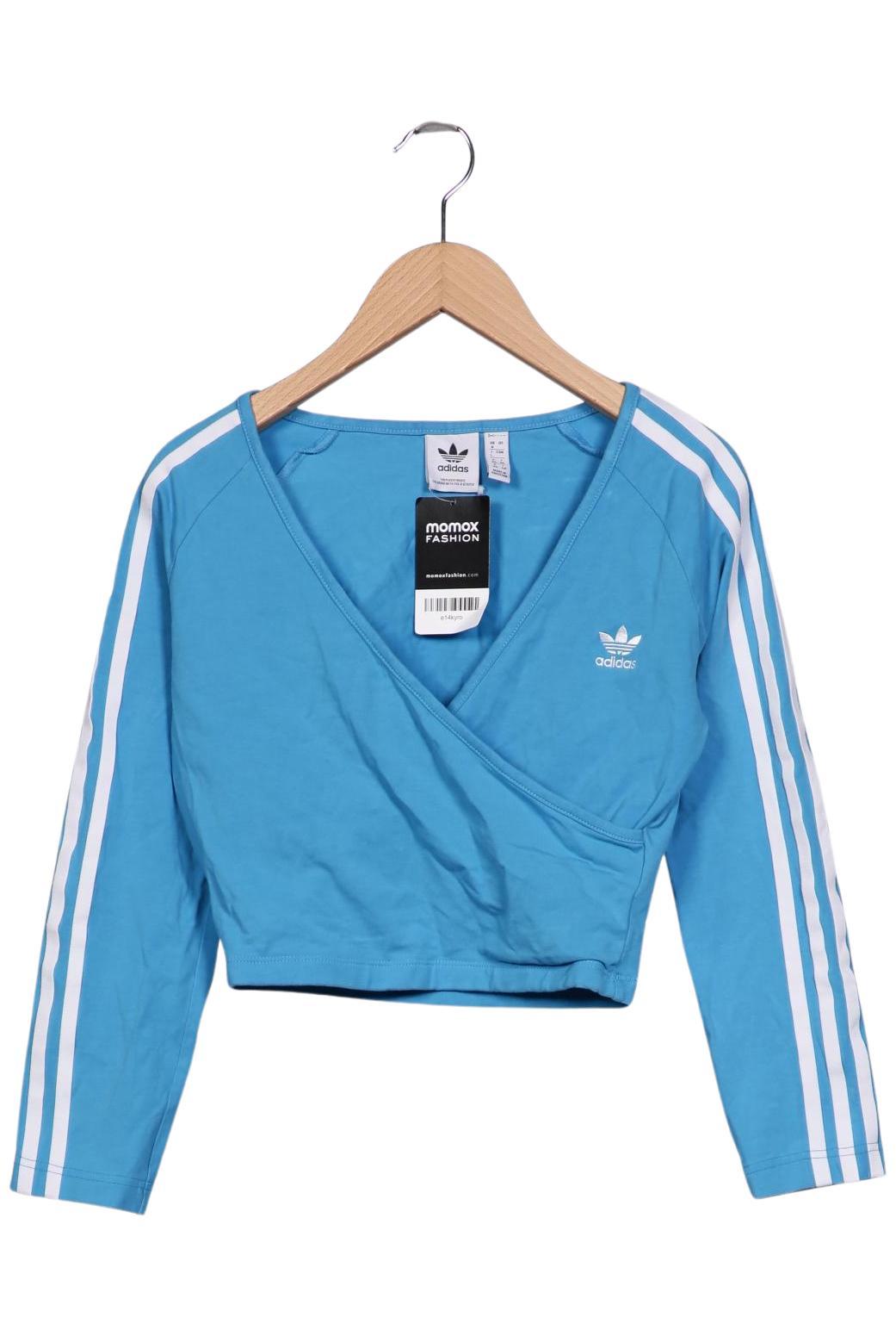 

adidas Originals Damen Langarmshirt, blau, Gr. 34
