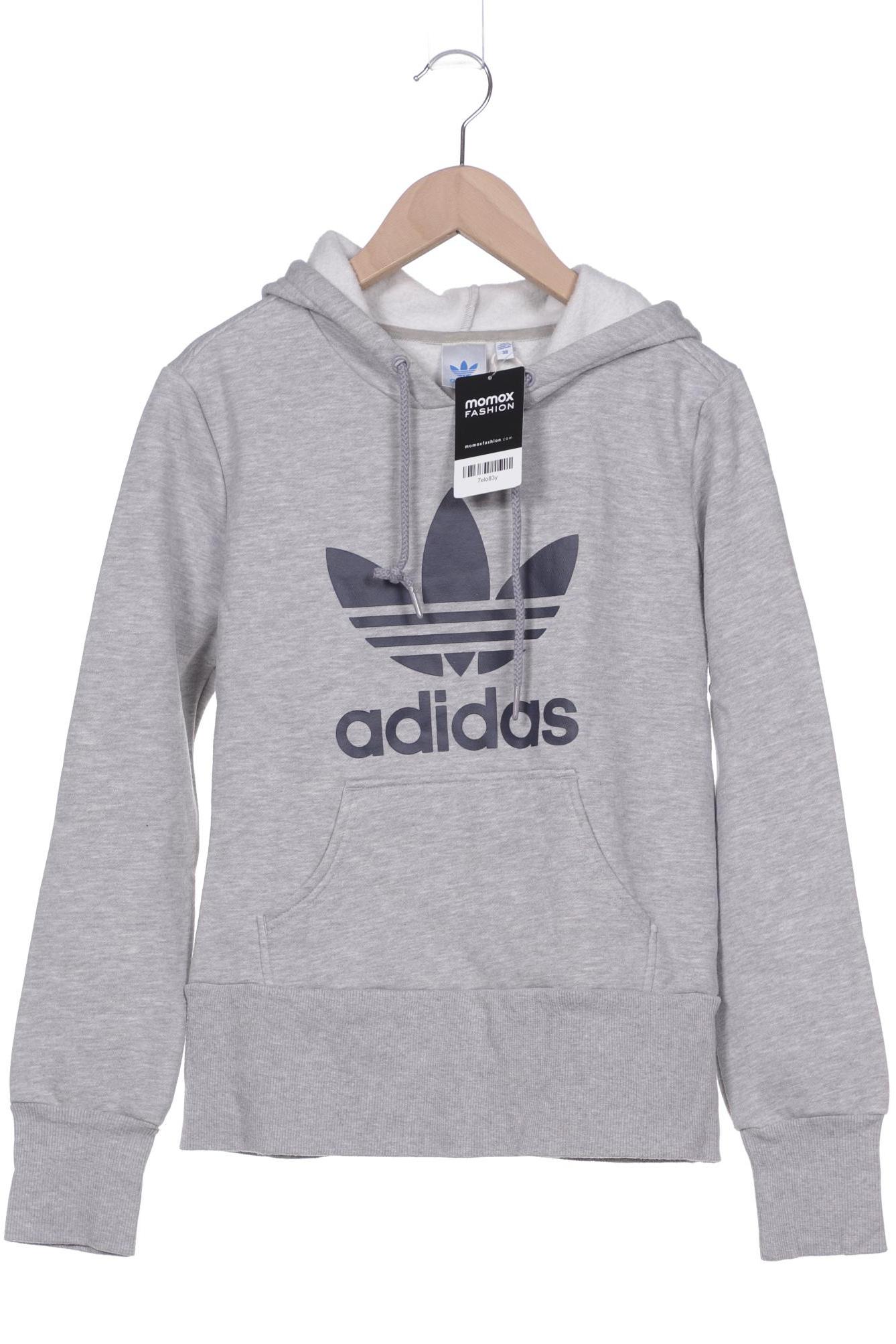

adidas Originals Damen Kapuzenpullover, grau, Gr. 38