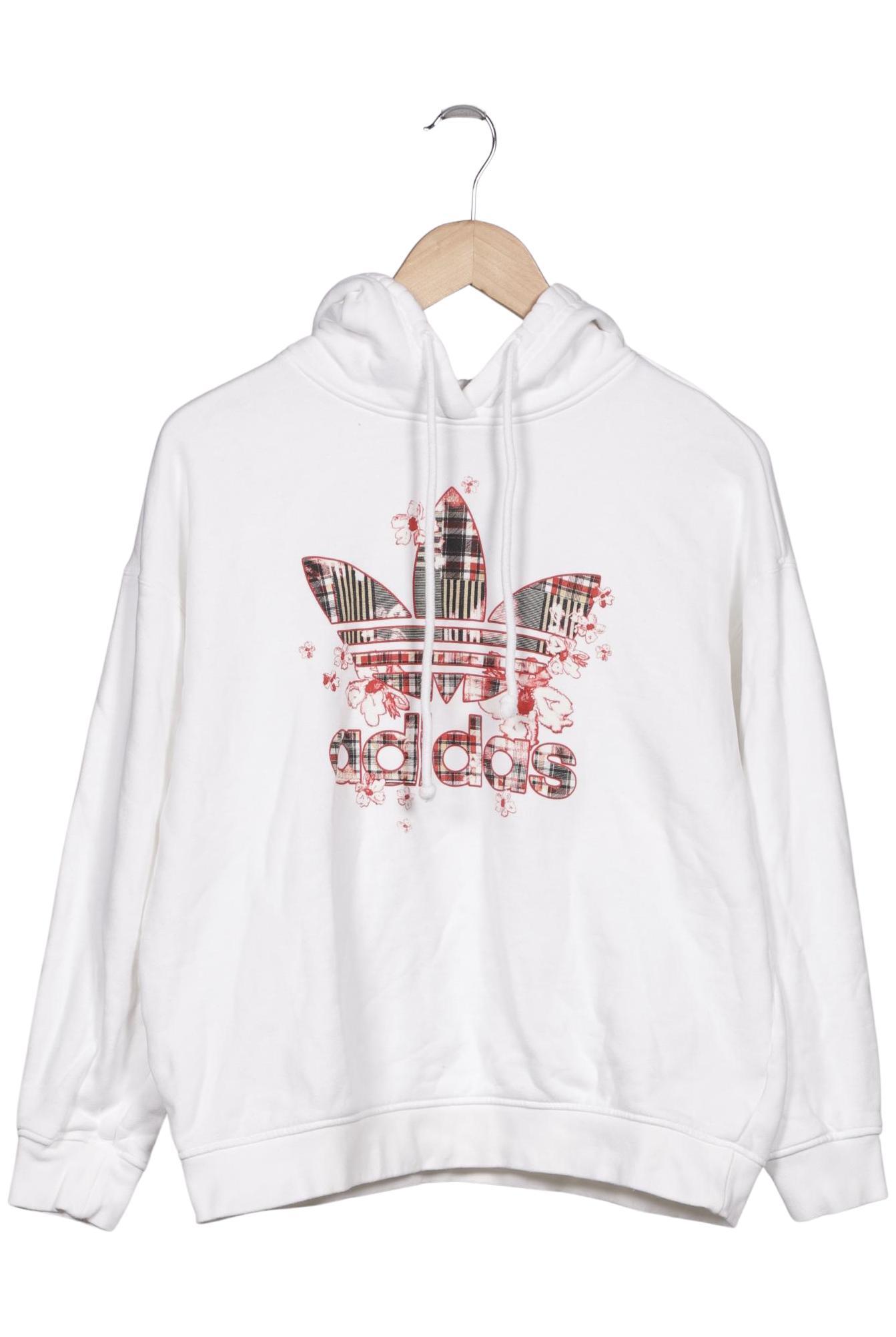 

adidas Originals Damen Kapuzenpullover, weiß, Gr. 36