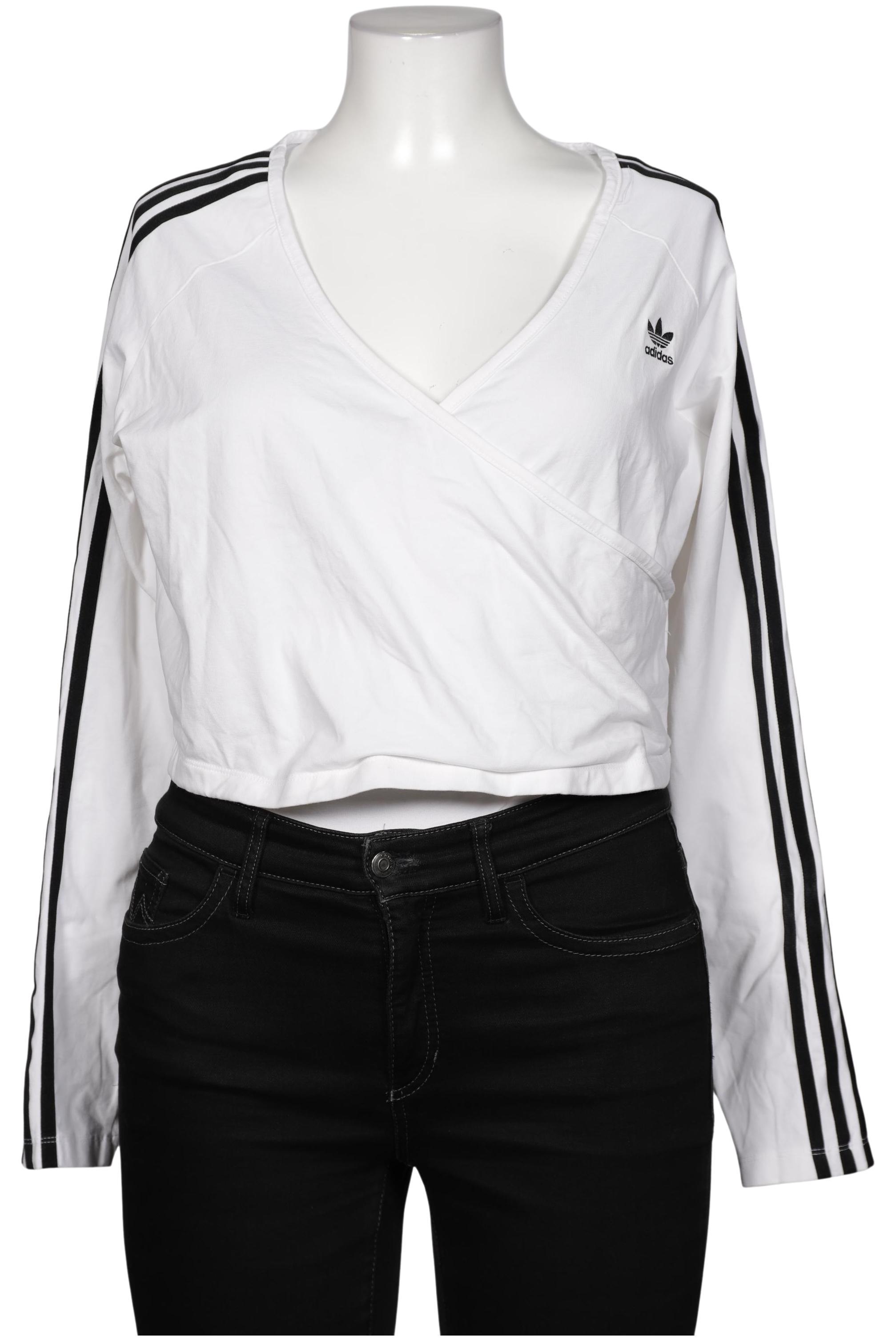 

adidas Originals Damen Langarmshirt, weiß, Gr. 46