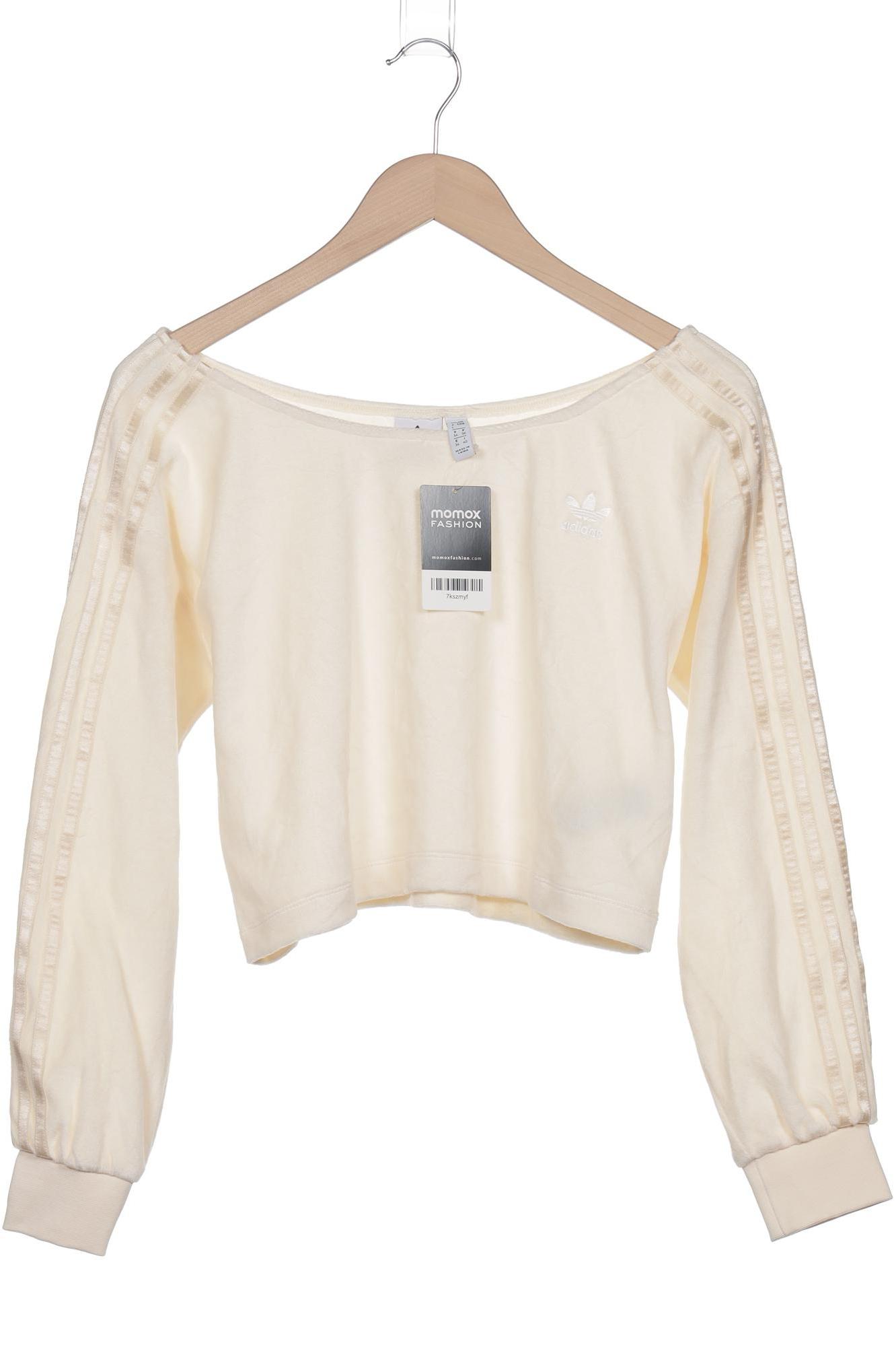 

adidas Originals Damen Langarmshirt, cremeweiß, Gr. 34