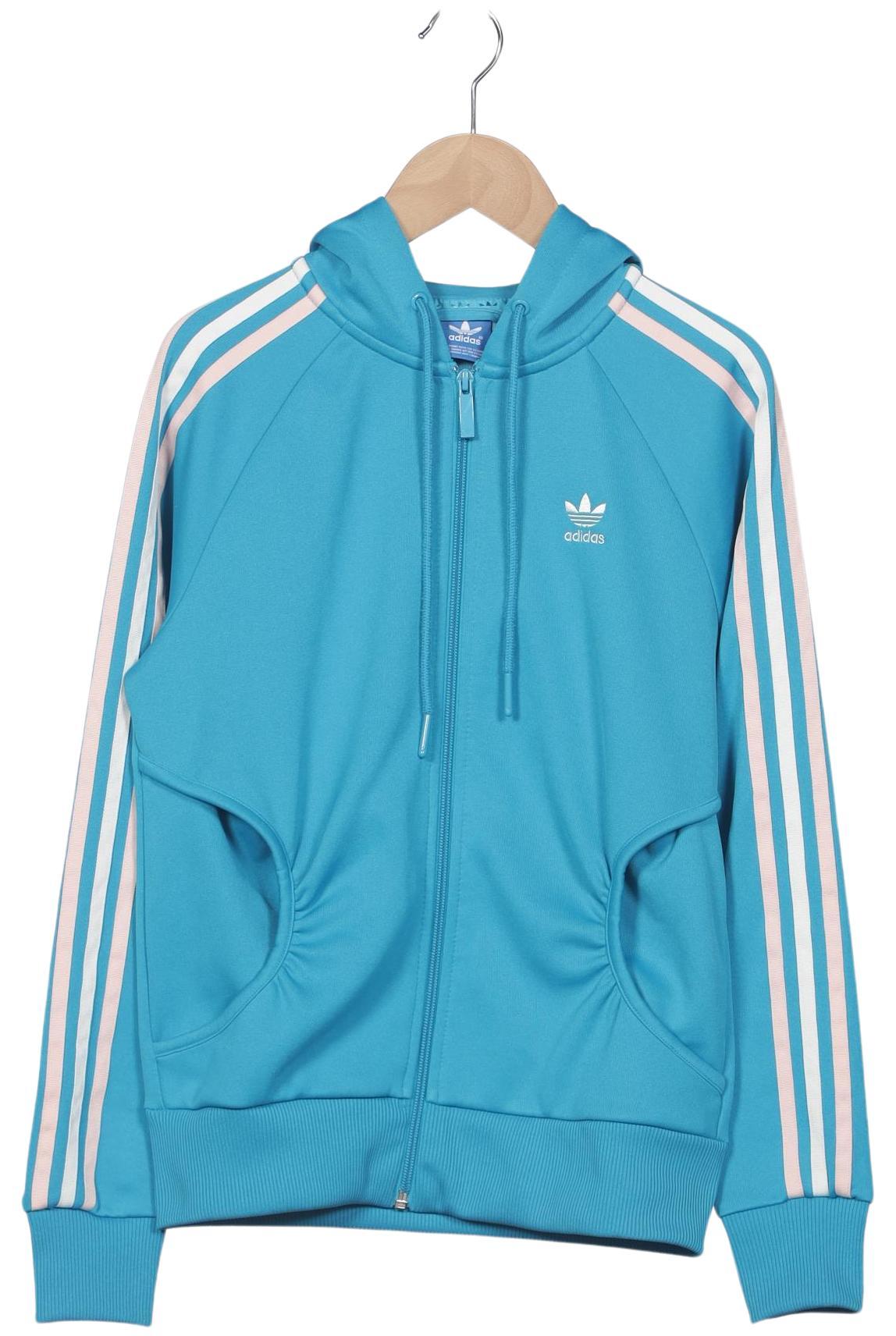 

adidas Originals Damen Kapuzenpullover, türkis, Gr. 34