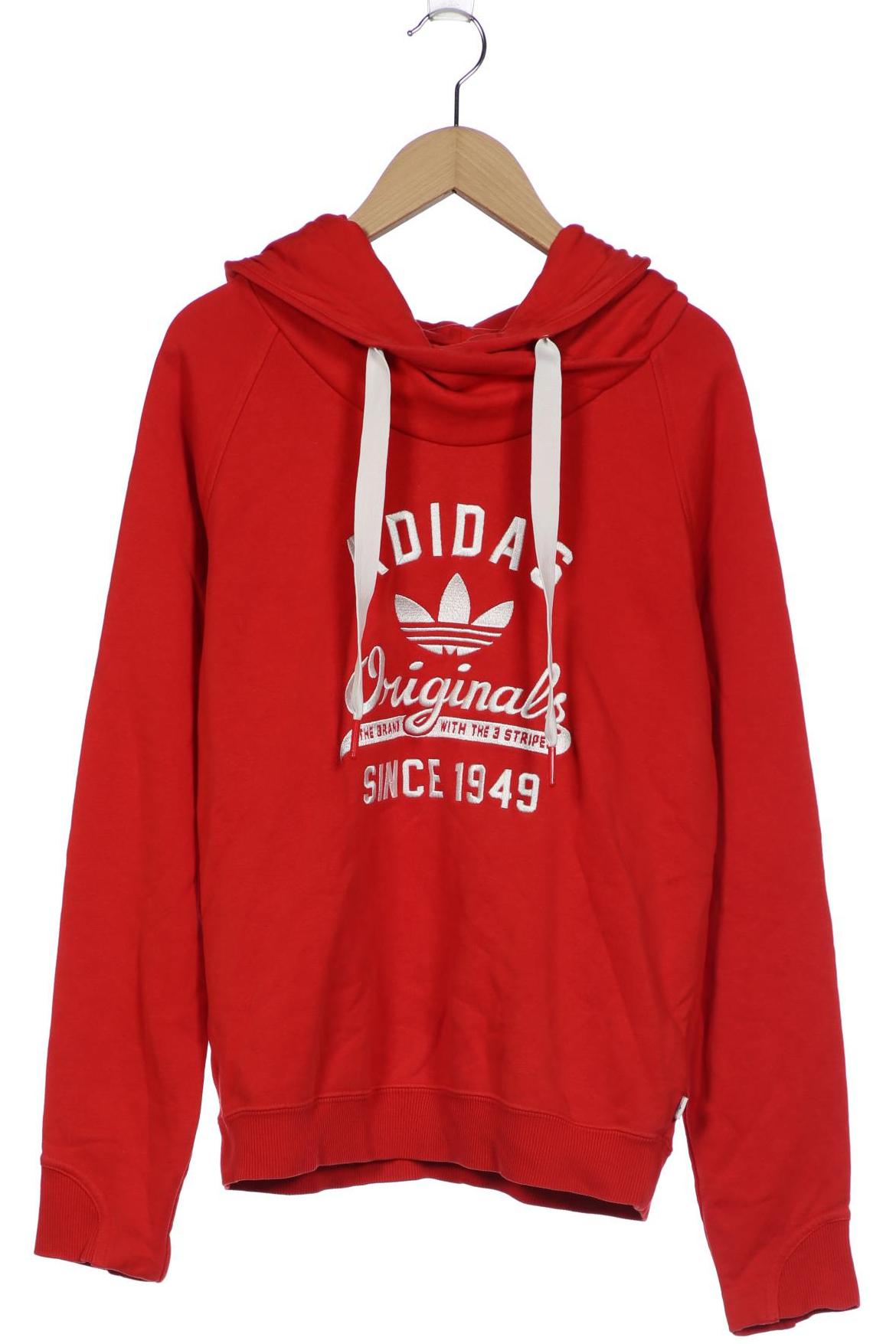 

adidas Originals Damen Kapuzenpullover, rot, Gr. 34