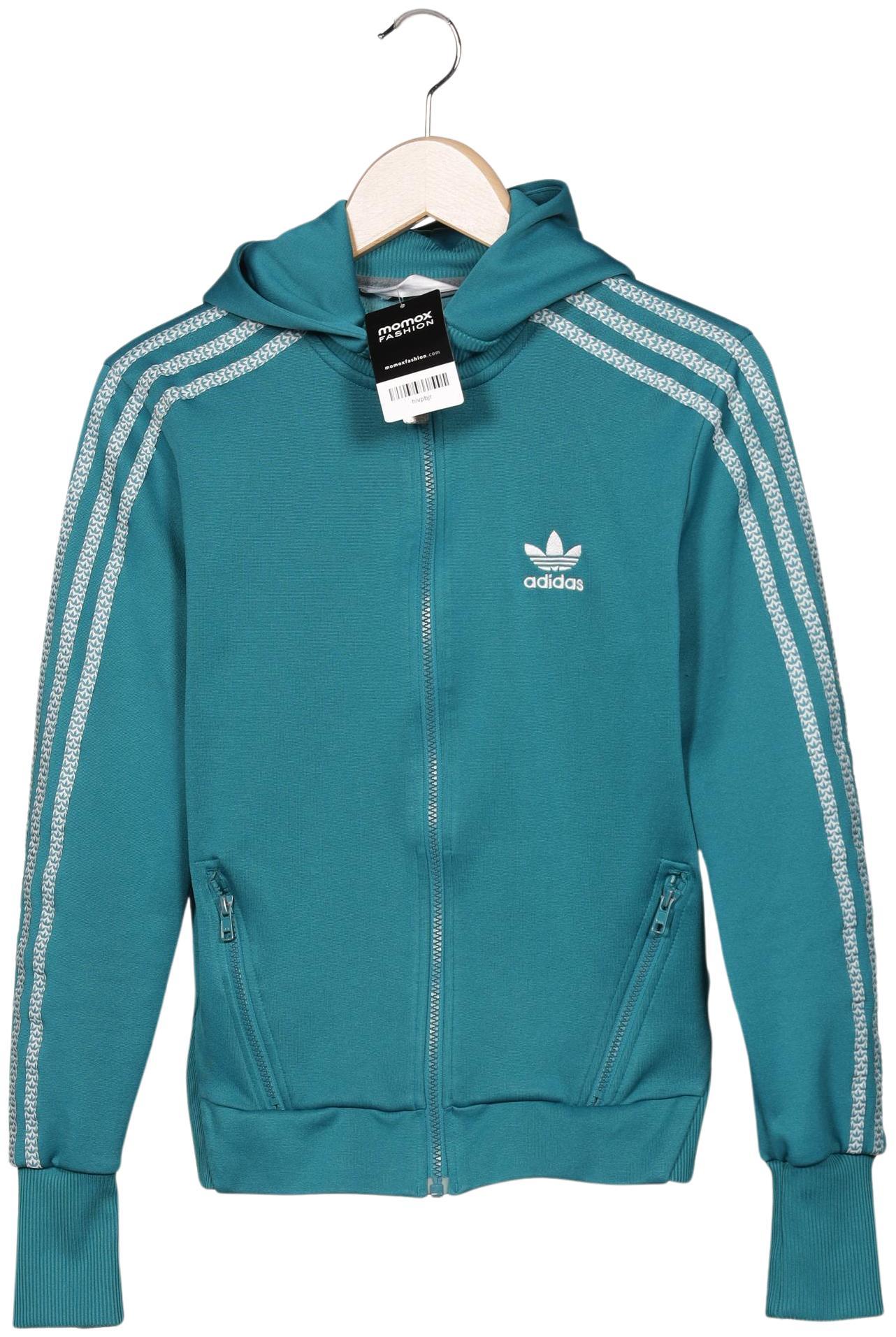 

adidas Originals Damen Kapuzenpullover, türkis, Gr. 38