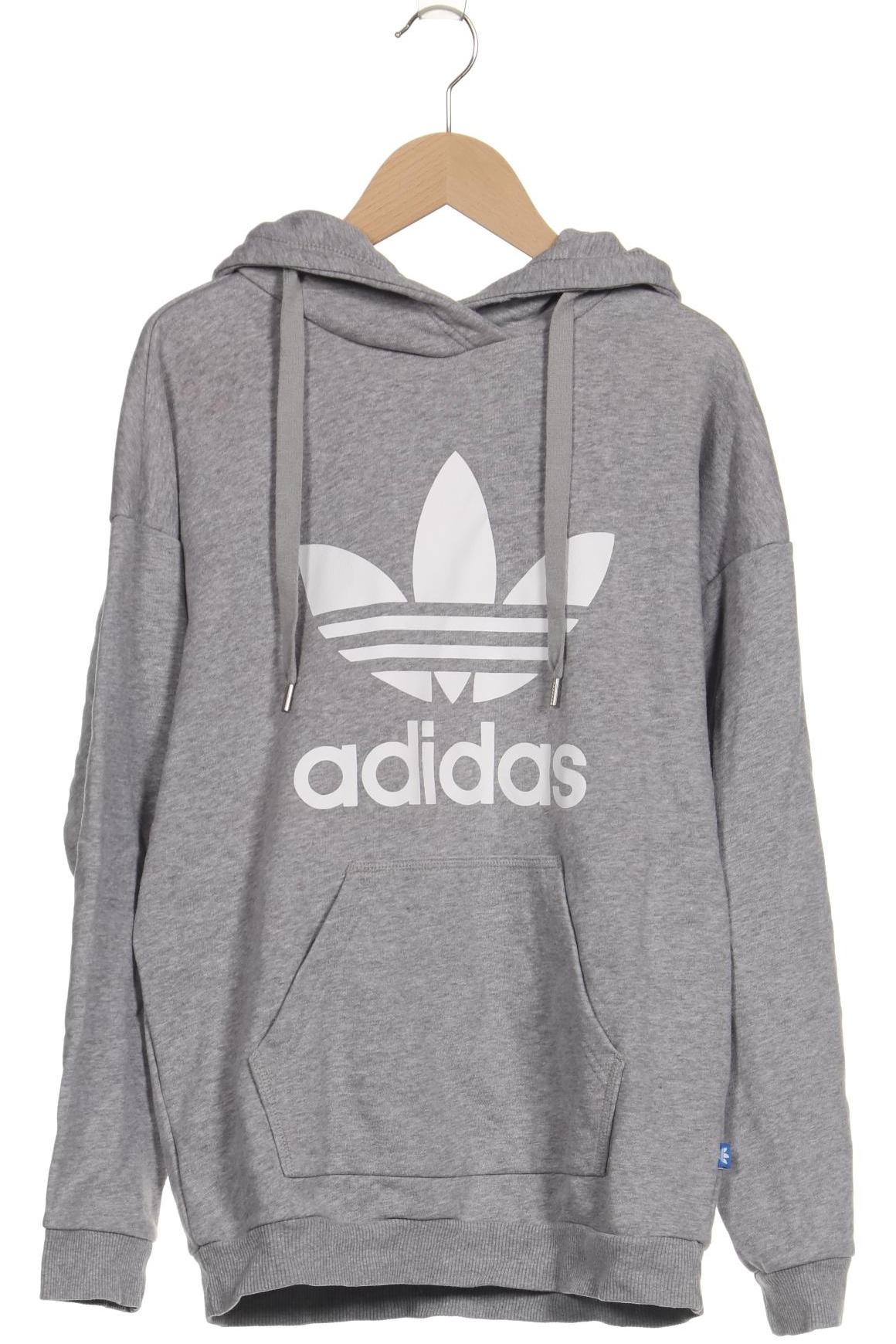 

adidas Originals Damen Kapuzenpullover, grau, Gr. 34