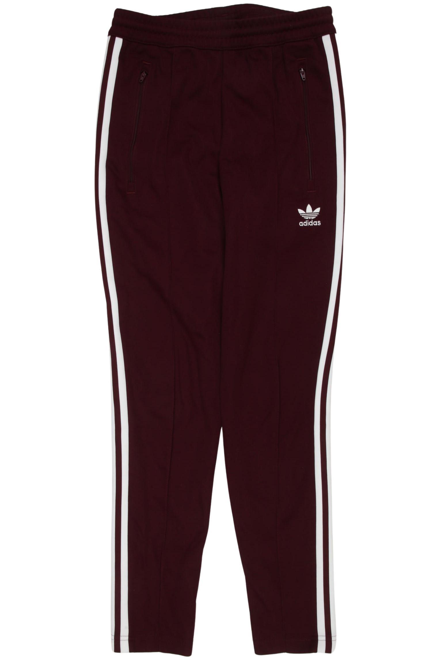 

adidas Originals Damen Stoffhose, bordeaux, Gr. 0