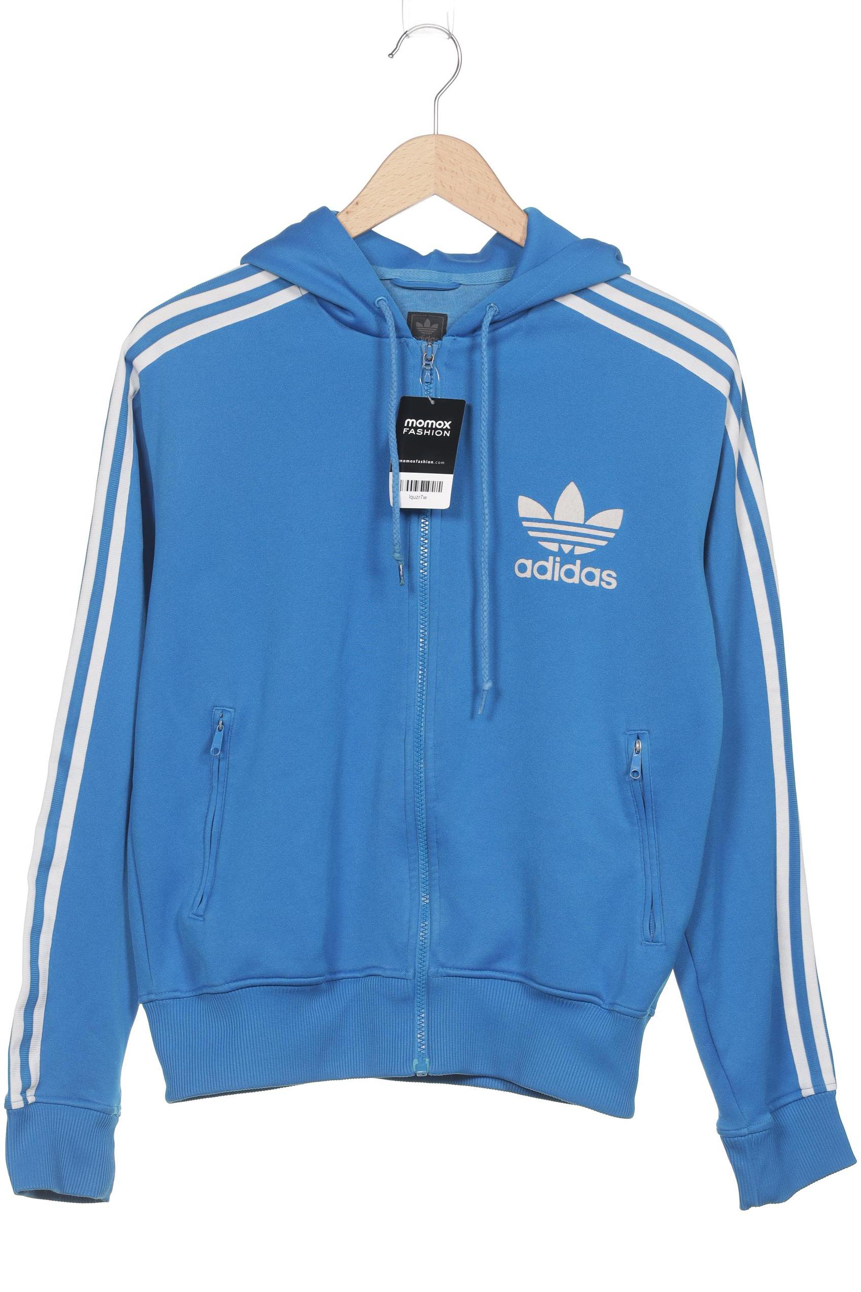 

adidas Originals Damen Kapuzenpullover, blau, Gr. 38