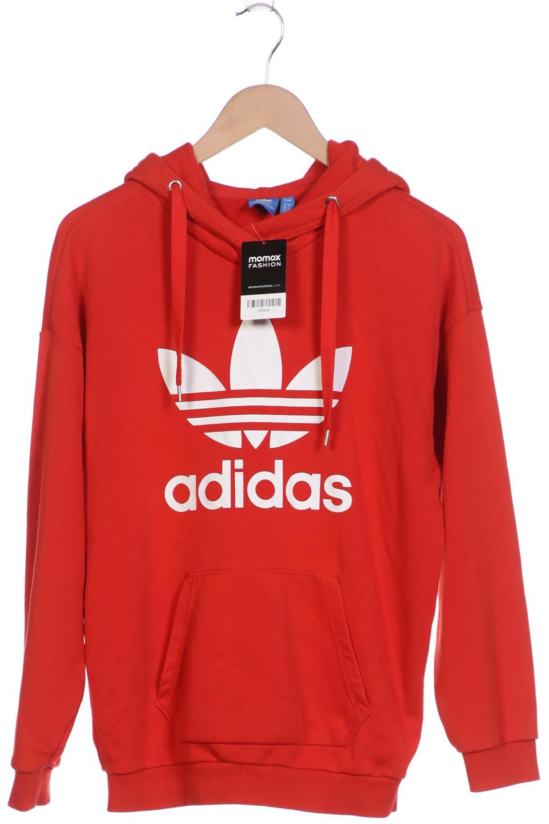 

adidas Originals Damen Kapuzenpullover, rot, Gr. 34