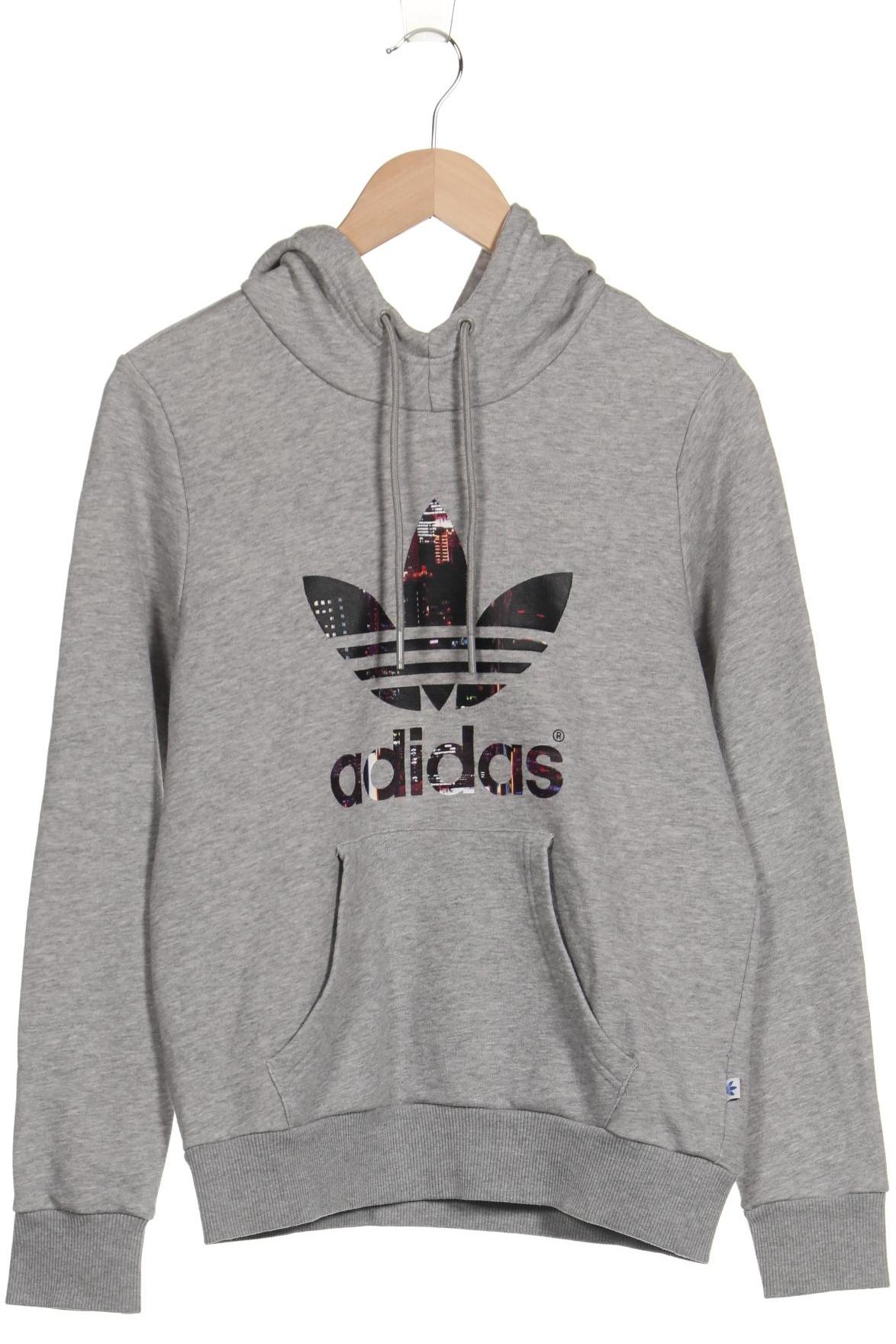 

adidas Originals Damen Kapuzenpullover, grau, Gr. 38