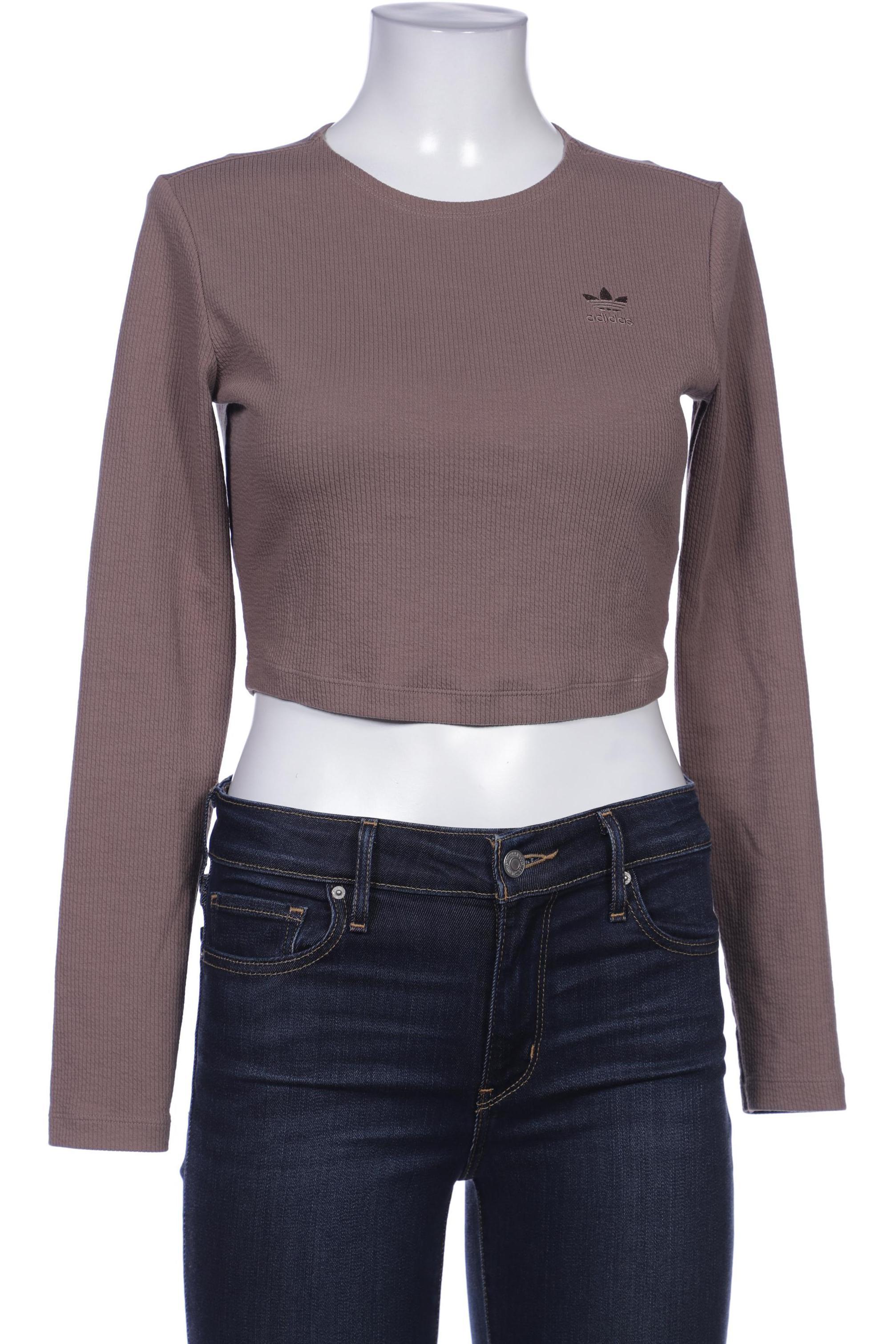 

adidas Originals Damen Langarmshirt, braun, Gr. 36