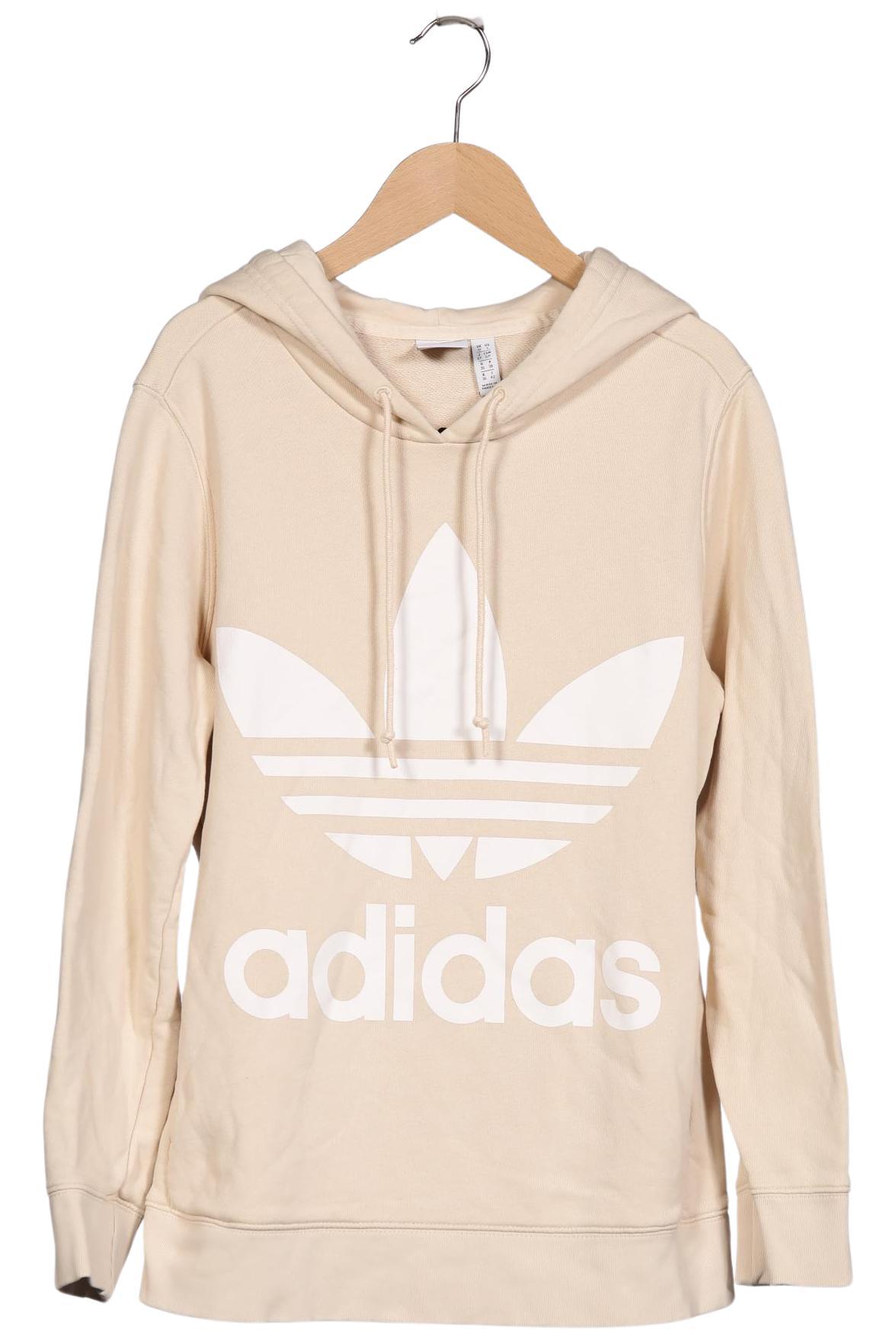 

adidas Originals Damen Kapuzenpullover, beige, Gr. 36