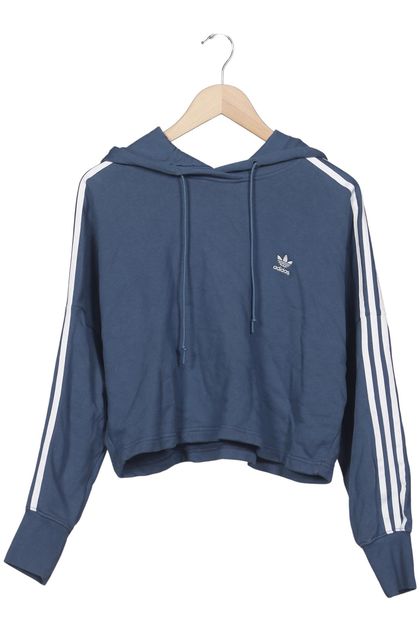 

adidas Originals Damen Kapuzenpullover, blau, Gr. 38