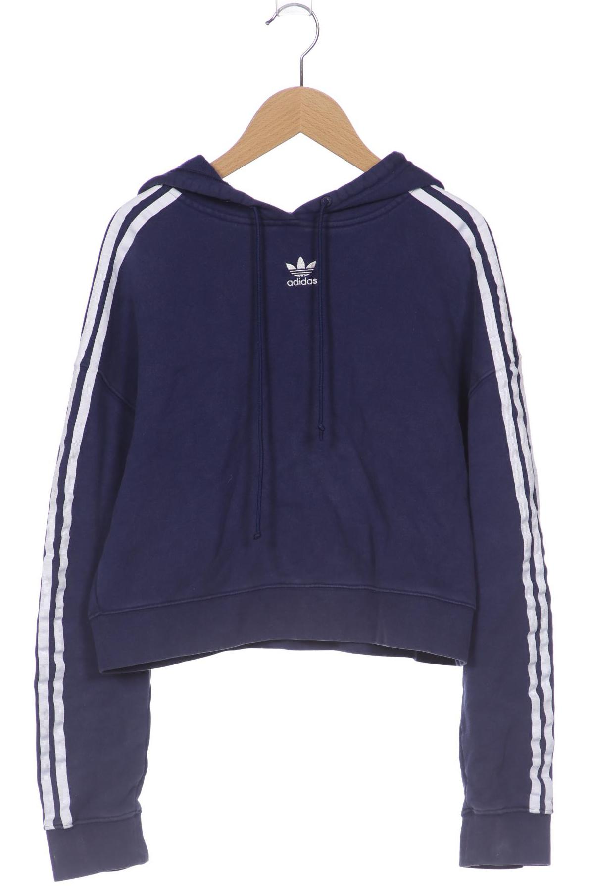 

adidas Originals Damen Kapuzenpullover, blau, Gr. 34