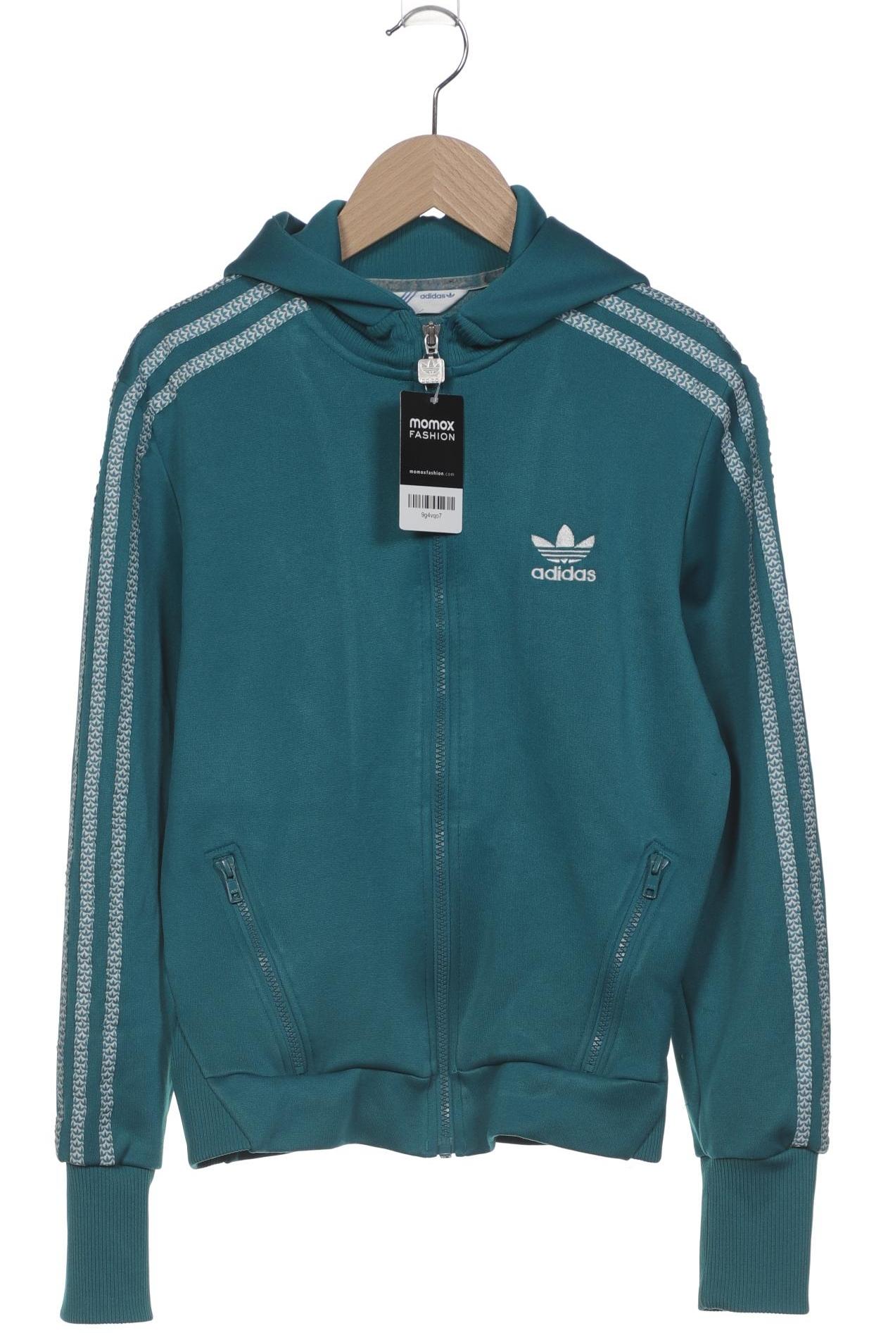 

adidas Originals Damen Kapuzenpullover, türkis, Gr. 40