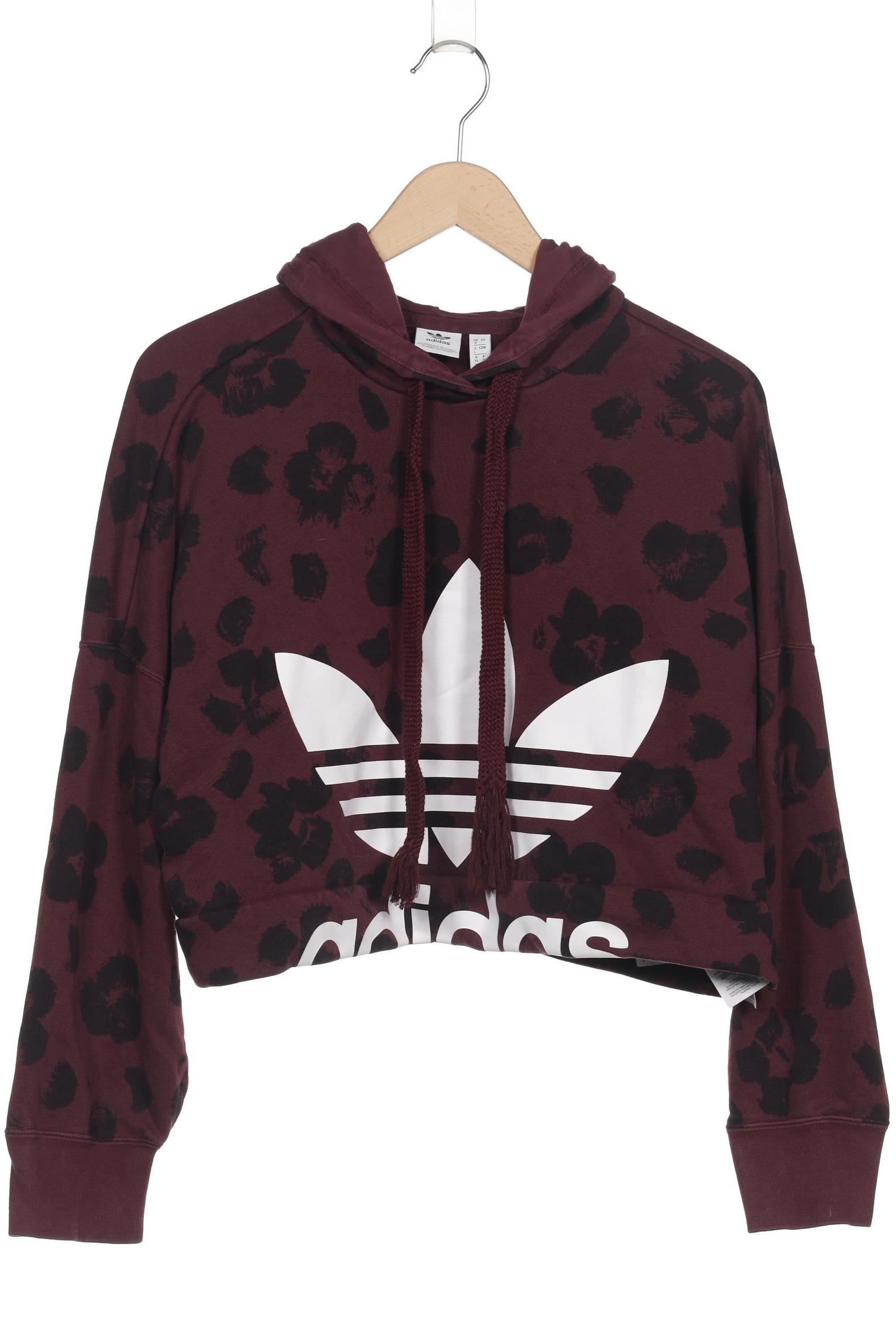 

adidas Originals Damen Kapuzenpullover, bordeaux, Gr. 34