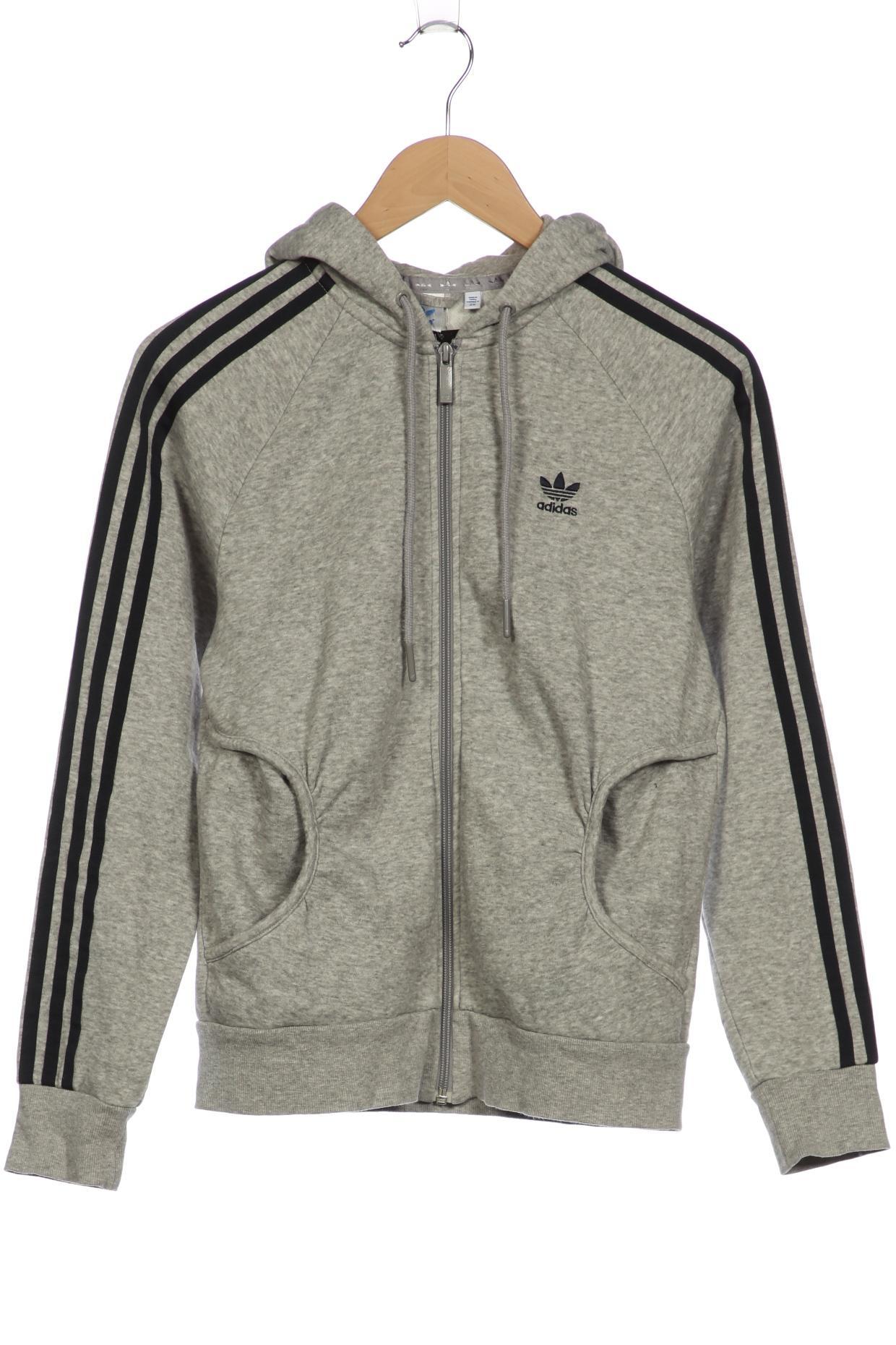 

adidas Originals Damen Kapuzenpullover, grau, Gr. 38