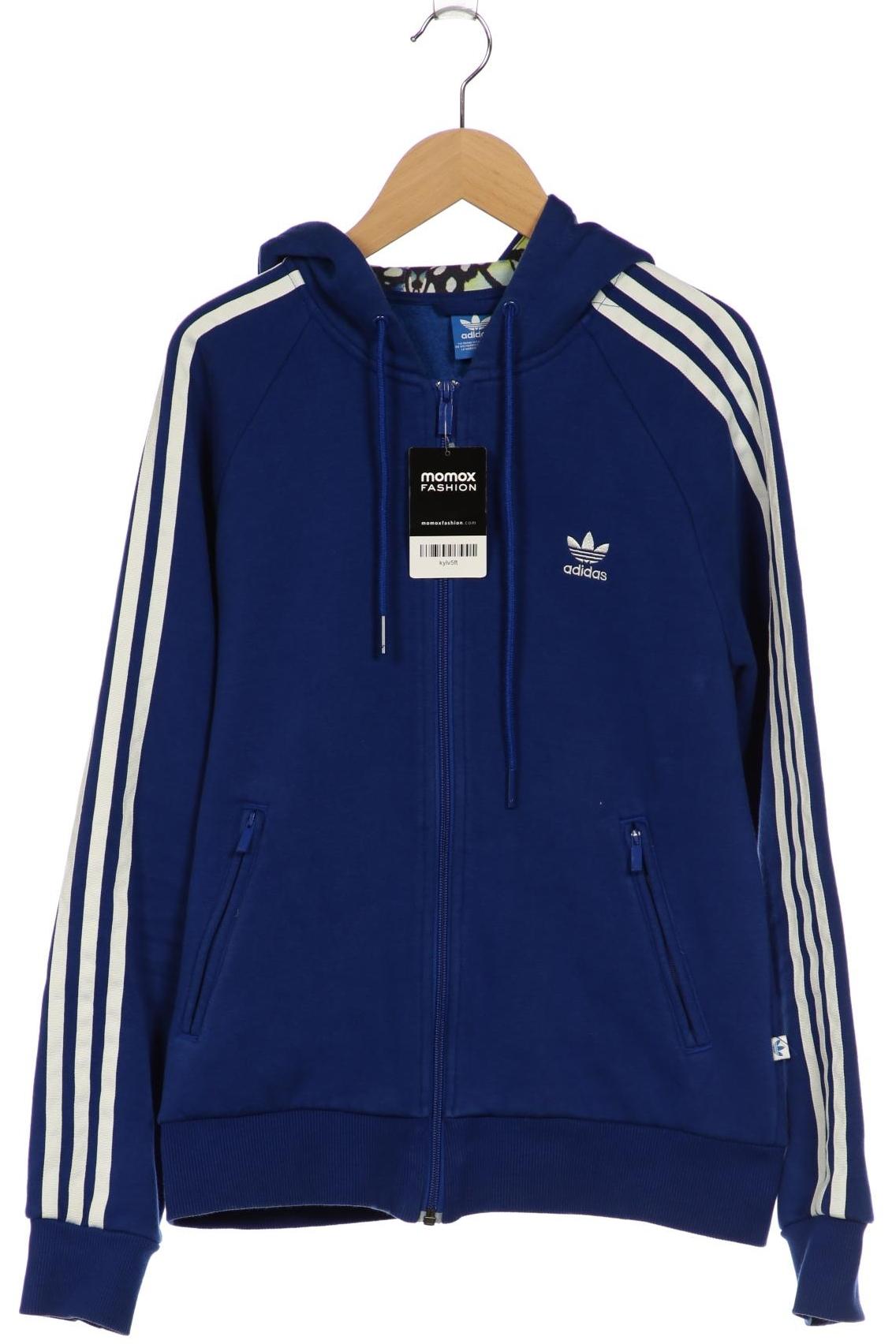 

adidas Originals Damen Kapuzenpullover, blau, Gr. 40