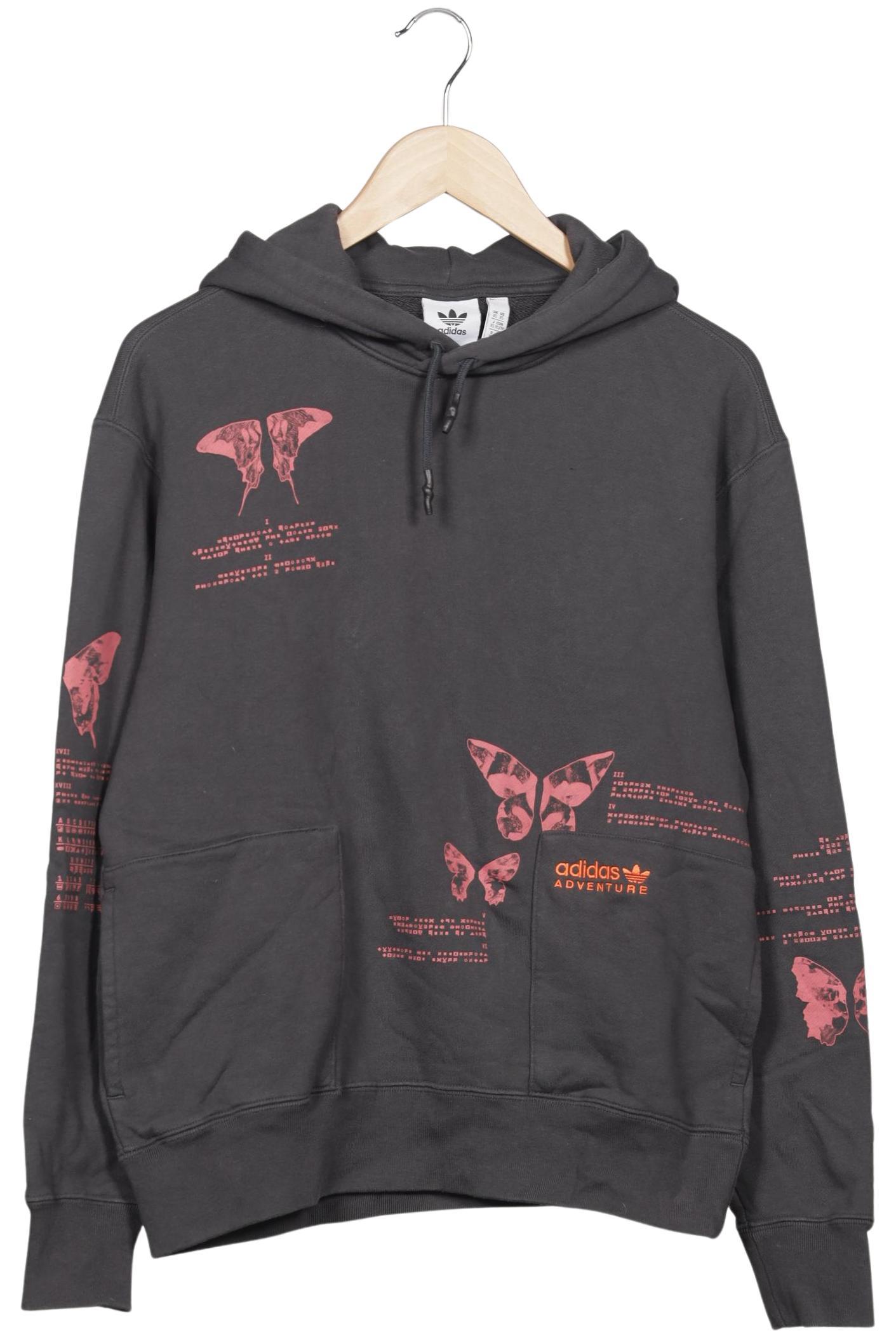 

adidas Originals Damen Kapuzenpullover, grau, Gr. 34