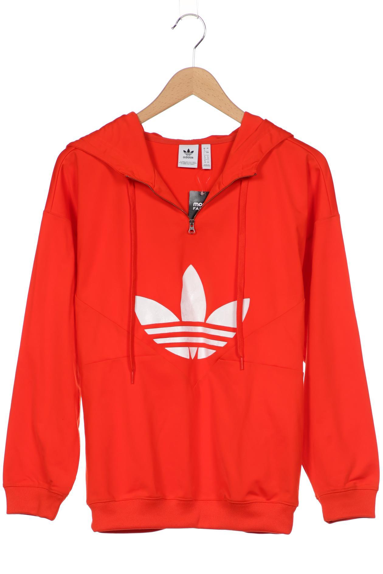 

adidas Originals Damen Kapuzenpullover, orange, Gr. 34