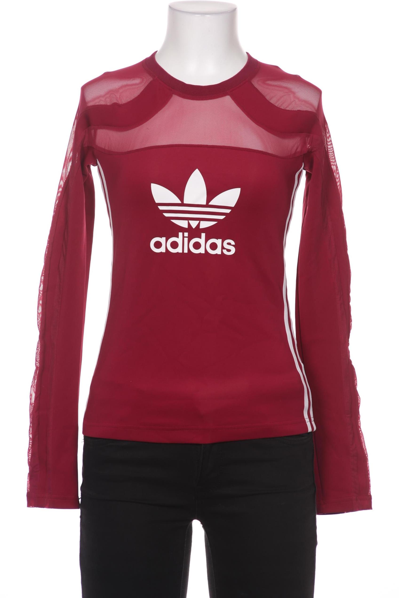 

adidas Originals Damen Langarmshirt, bordeaux, Gr. 34