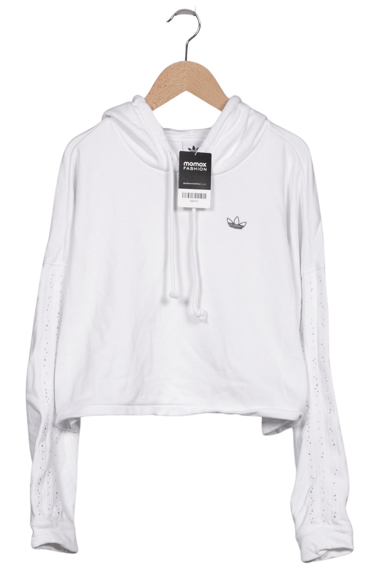 

adidas Originals Damen Kapuzenpullover, weiß, Gr. 34
