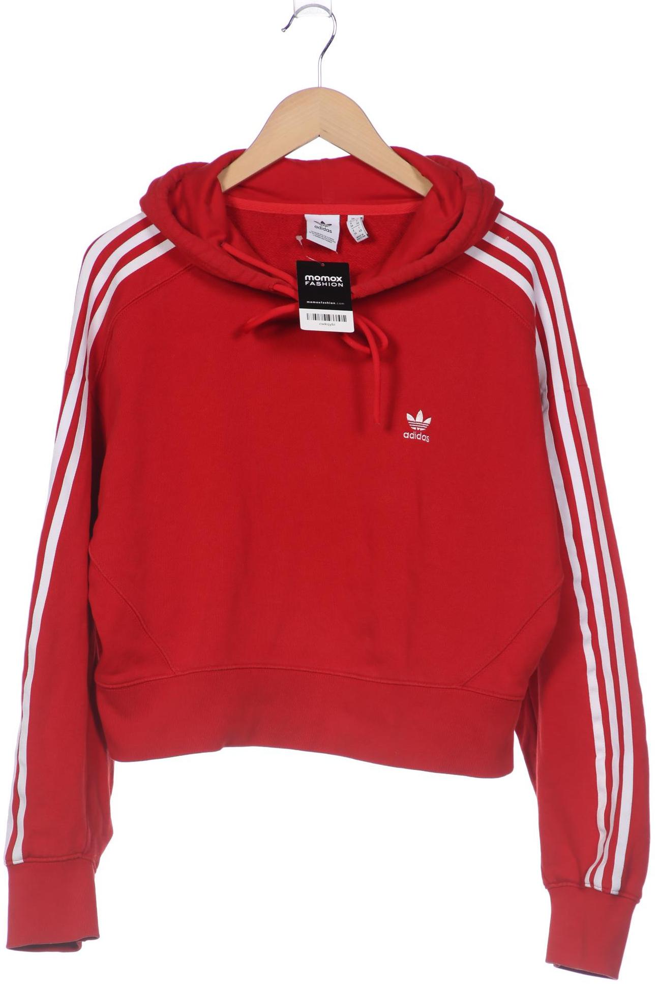 

adidas Originals Damen Kapuzenpullover, rot, Gr. 34