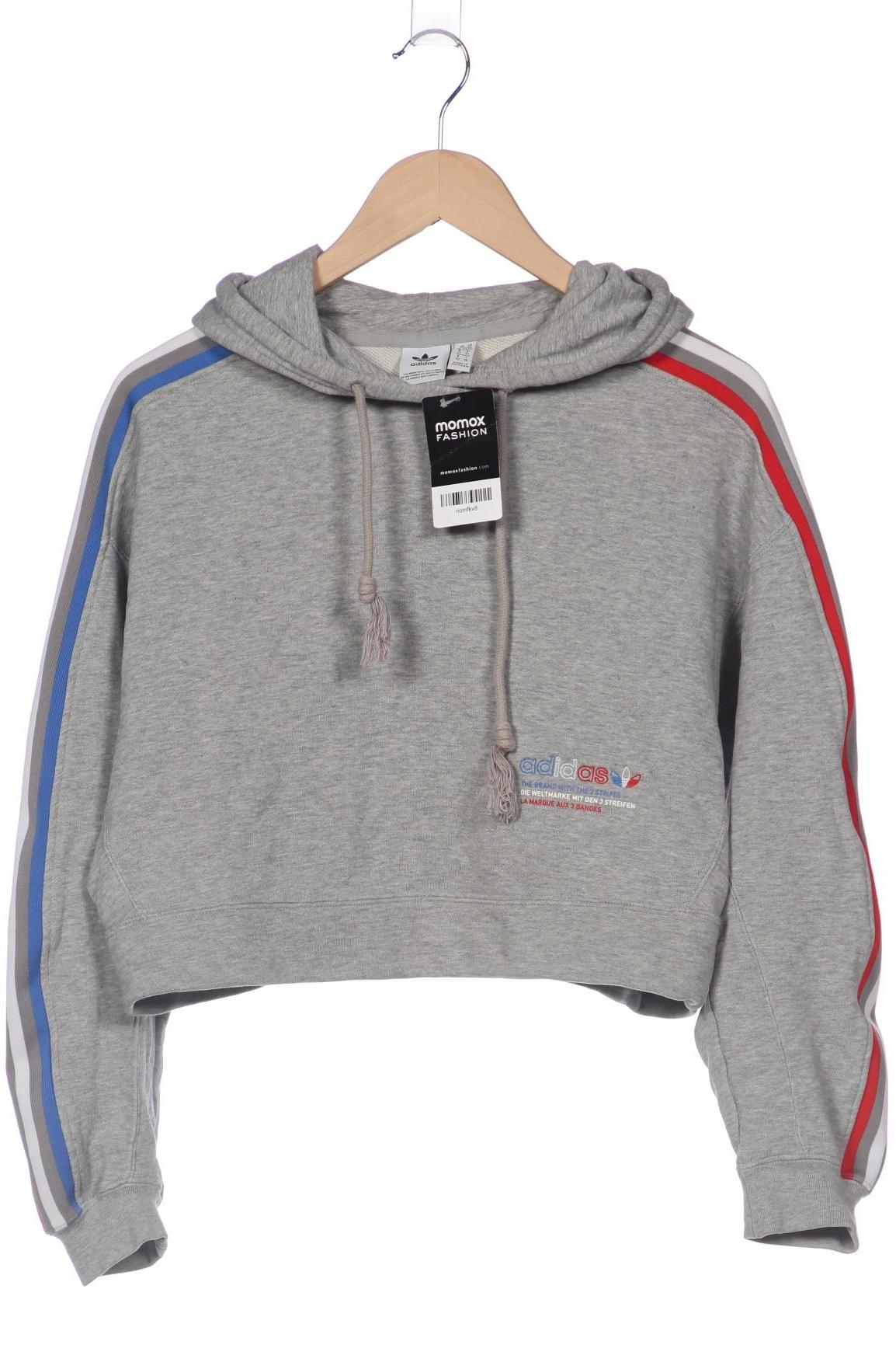 

adidas Originals Damen Kapuzenpullover, grau, Gr. 32