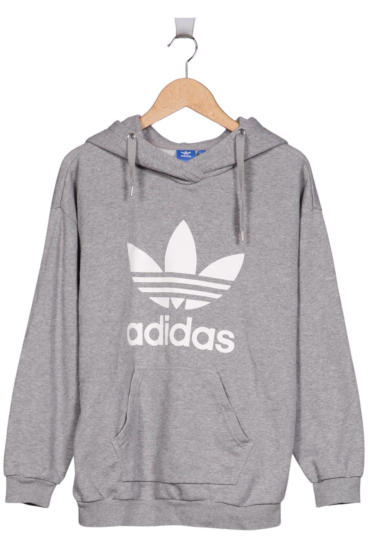 

adidas Originals Damen Kapuzenpullover, grau, Gr. 34