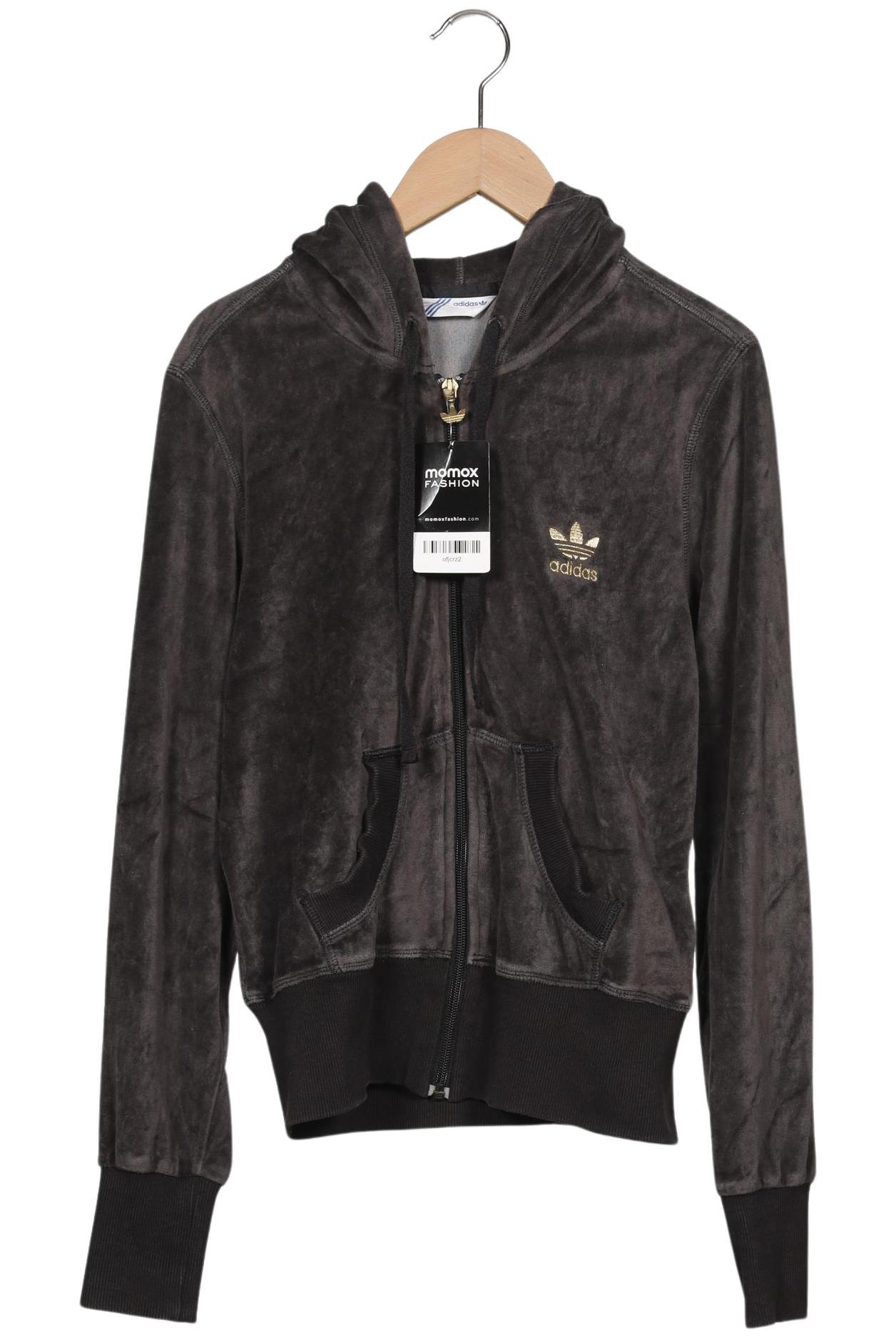 

adidas Originals Damen Kapuzenpullover, grau, Gr. 38