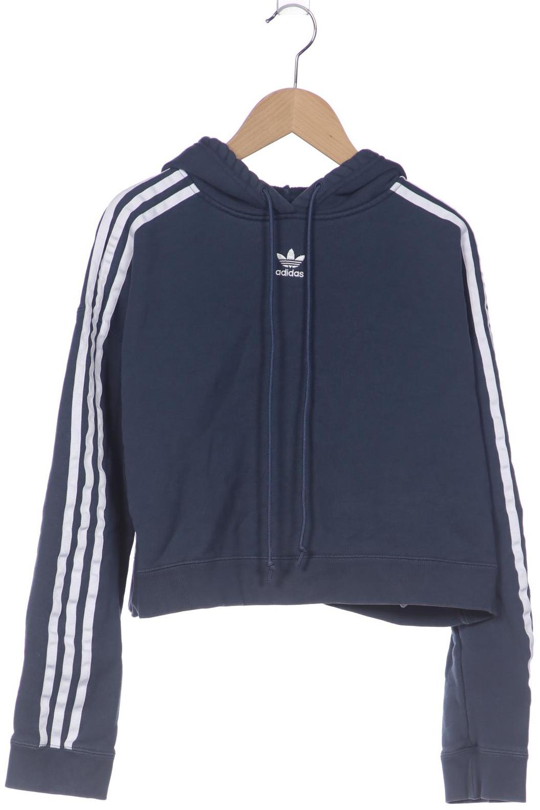 

adidas Originals Damen Kapuzenpullover, blau, Gr. 34