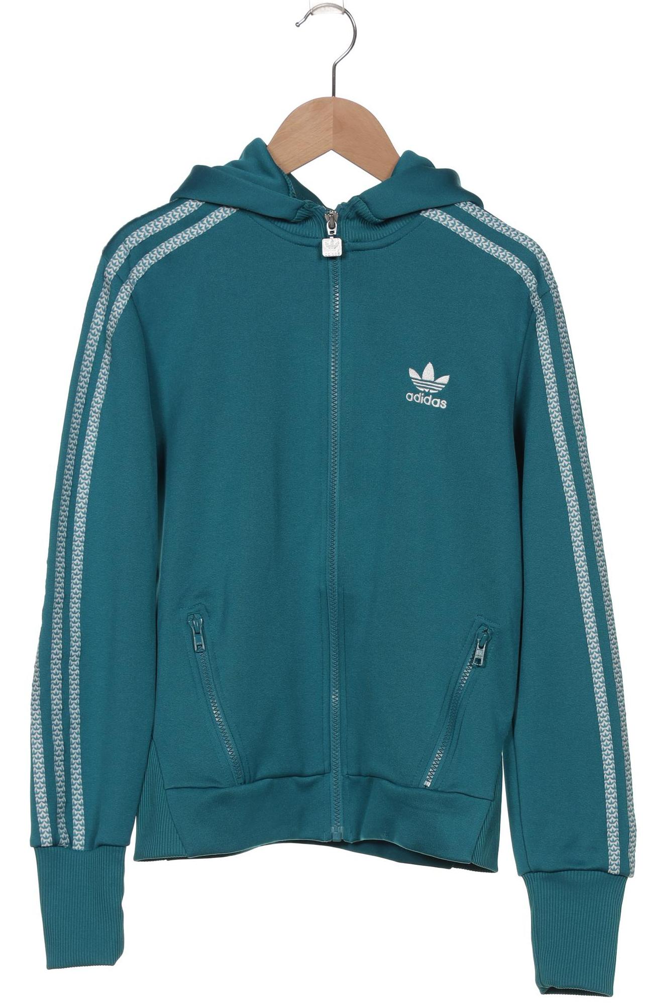 

adidas Originals Damen Kapuzenpullover, türkis, Gr. 40