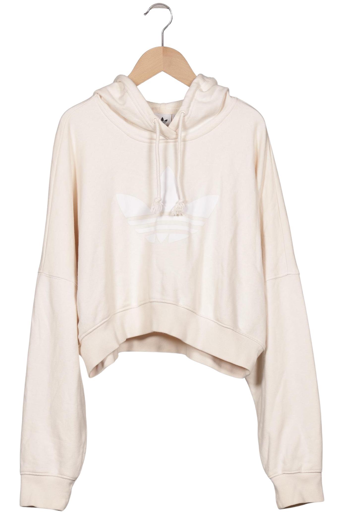 

adidas Originals Damen Kapuzenpullover, cremeweiß, Gr. 40