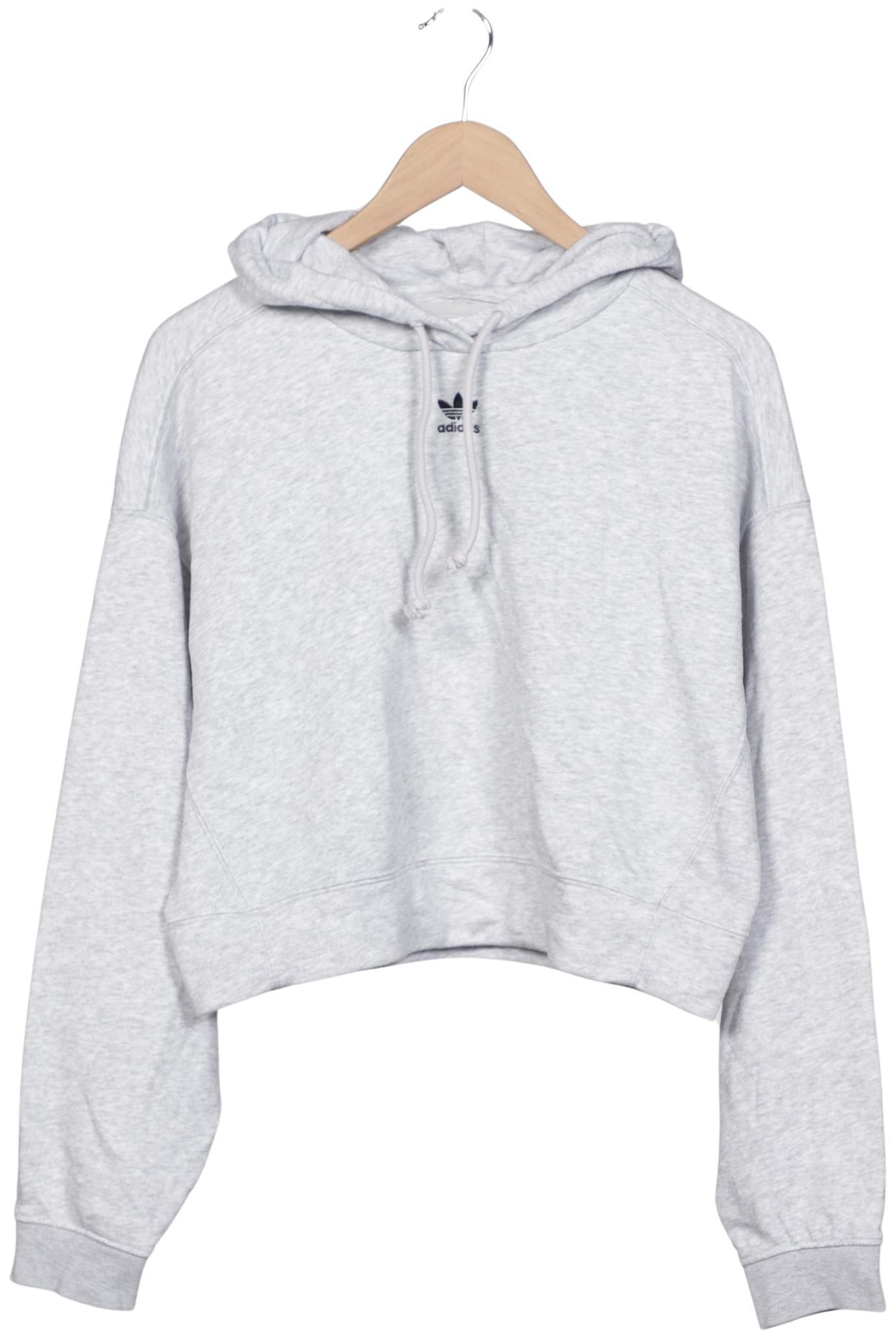 

adidas Originals Damen Kapuzenpullover, grau, Gr. 34