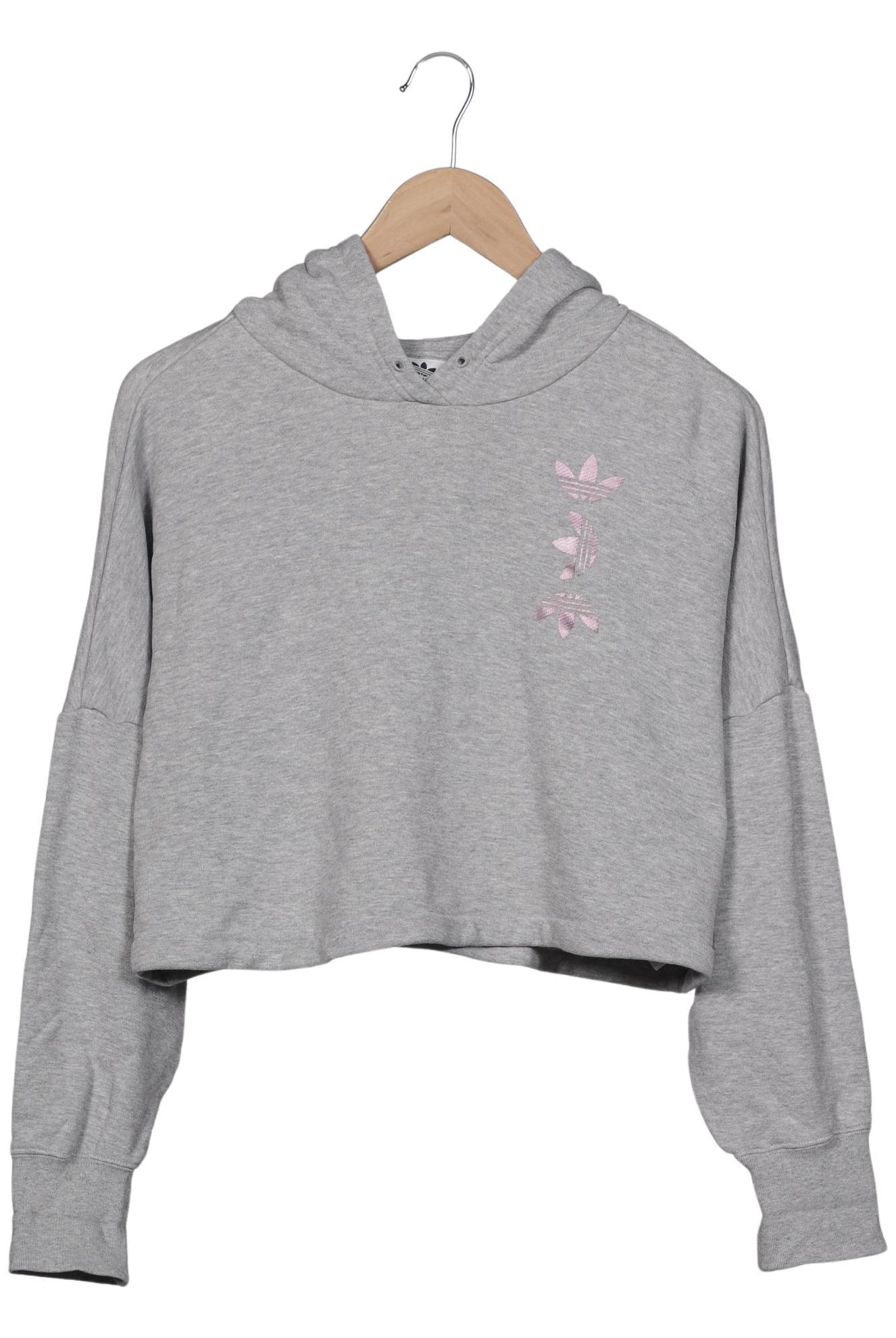 

adidas Originals Damen Kapuzenpullover, grau, Gr. 34