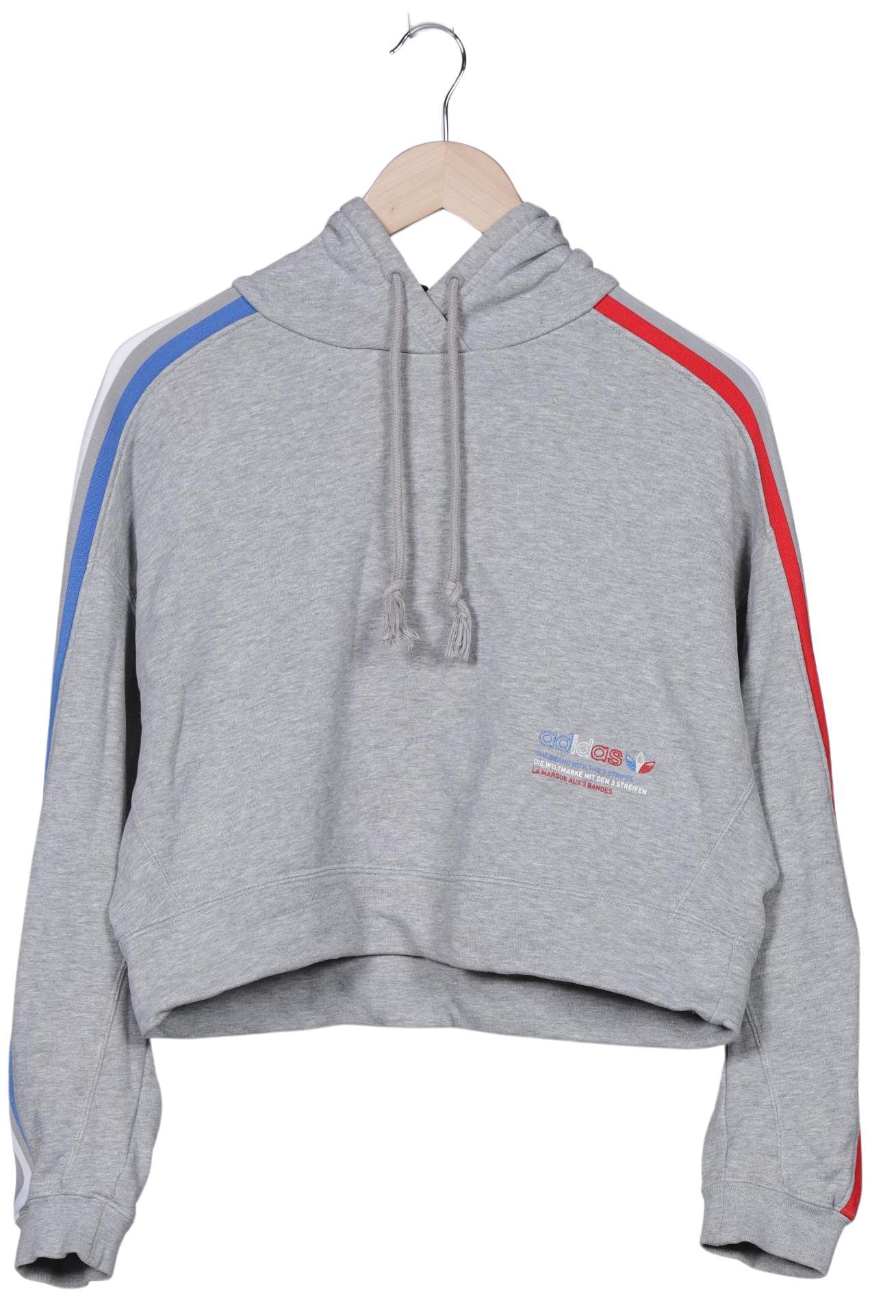 

adidas Originals Damen Kapuzenpullover, grau, Gr. 34